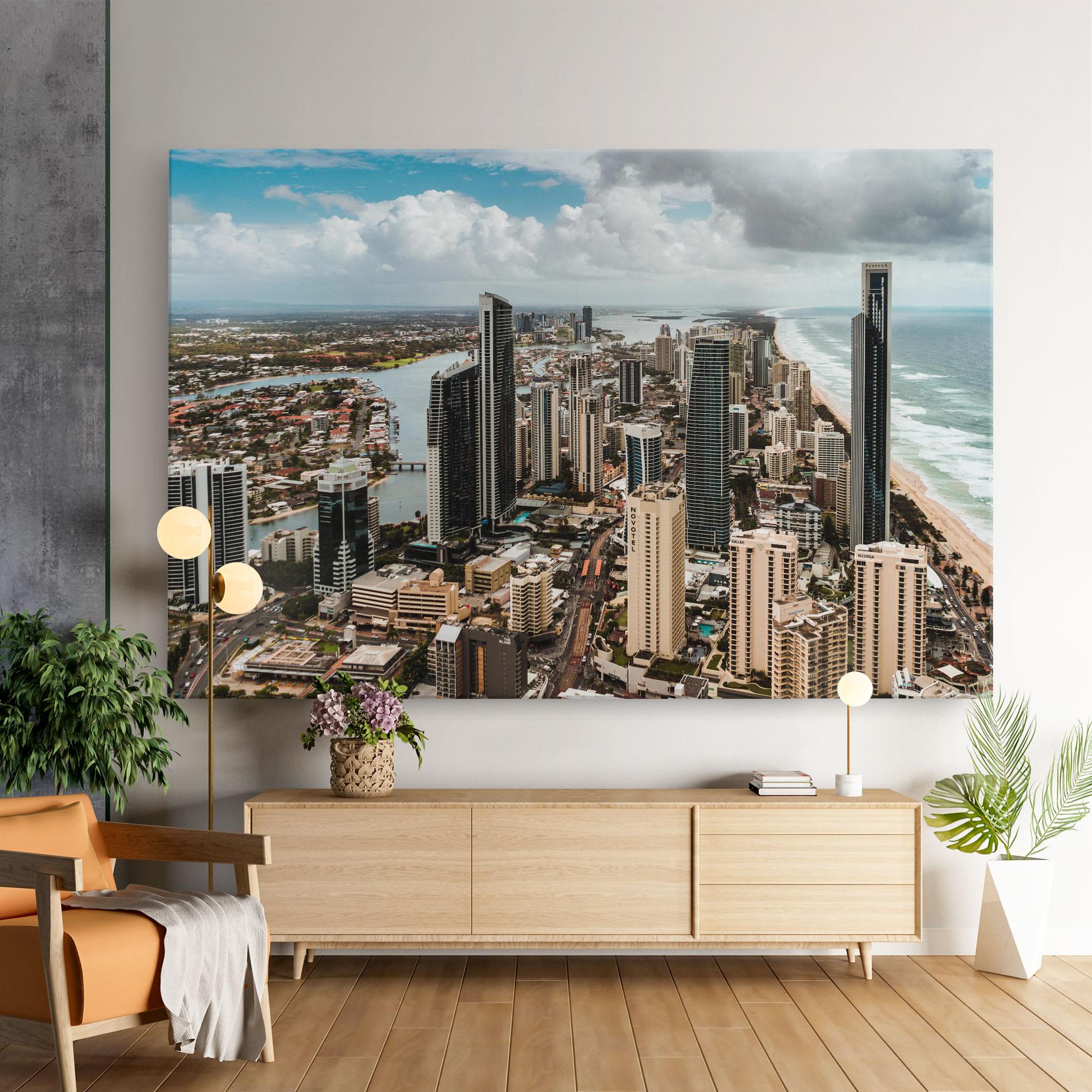 Vászonkép Gold Coast mockup 9