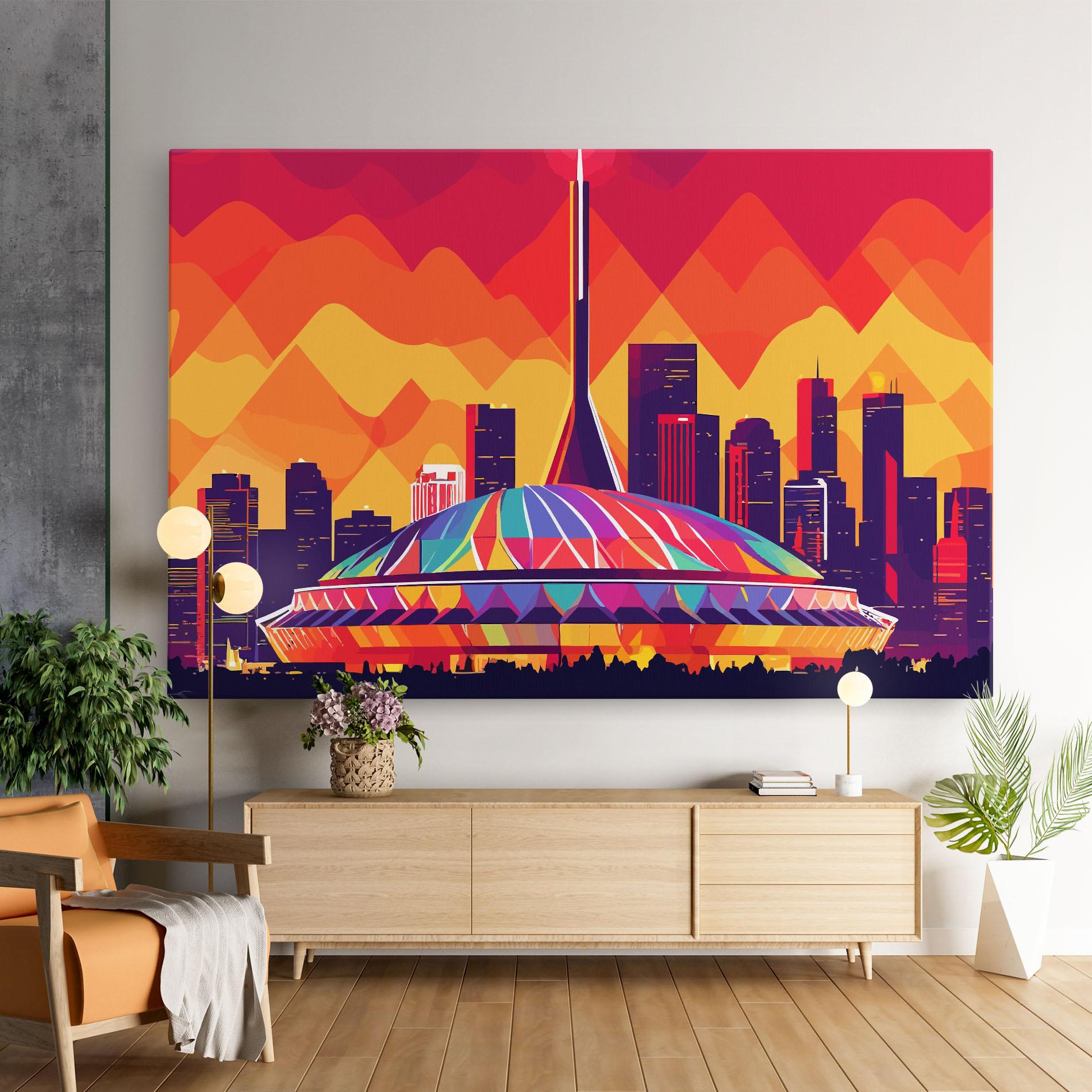 Vászonkép Olympic Stadium mockup 9