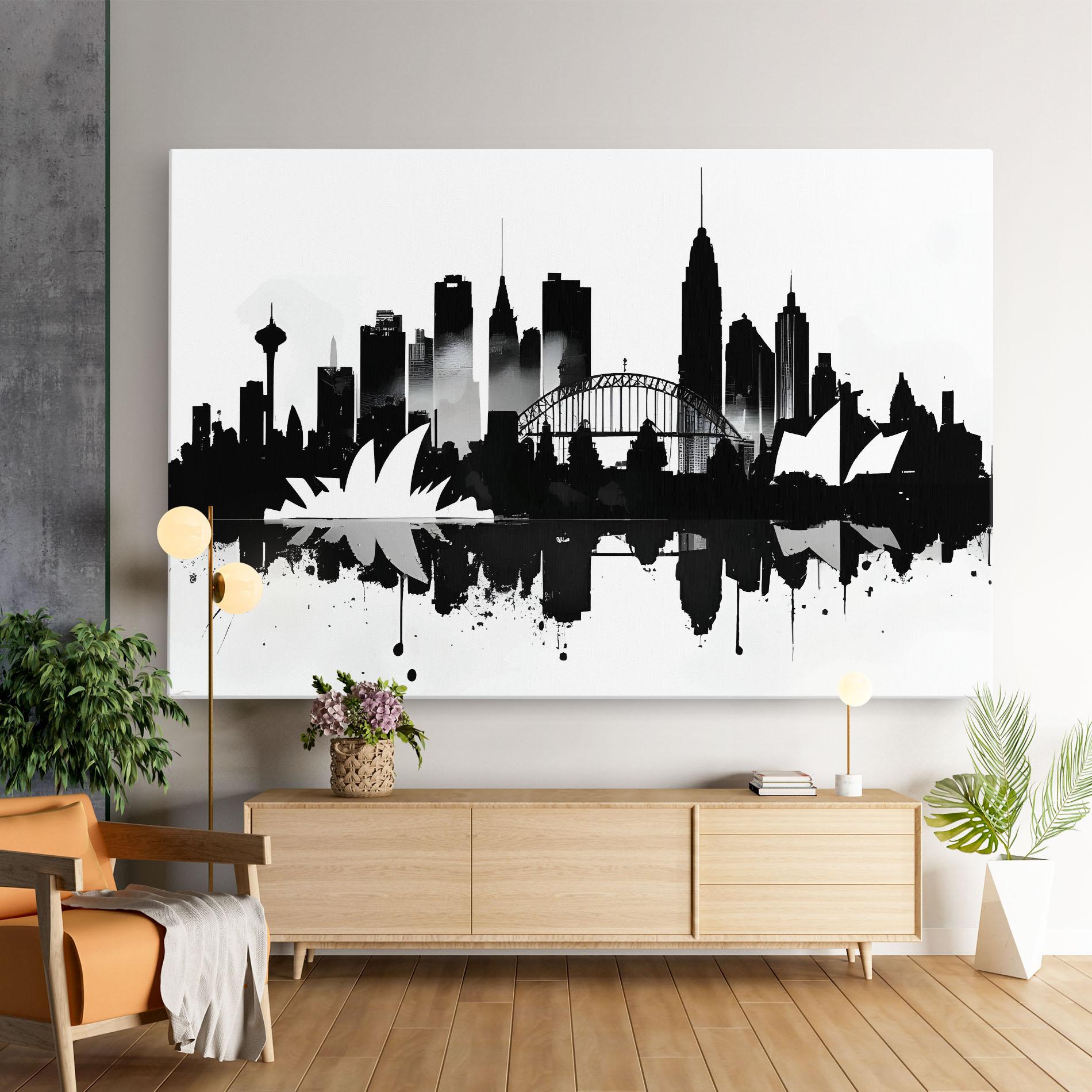 Vászonkép Opera House Art mockup 9