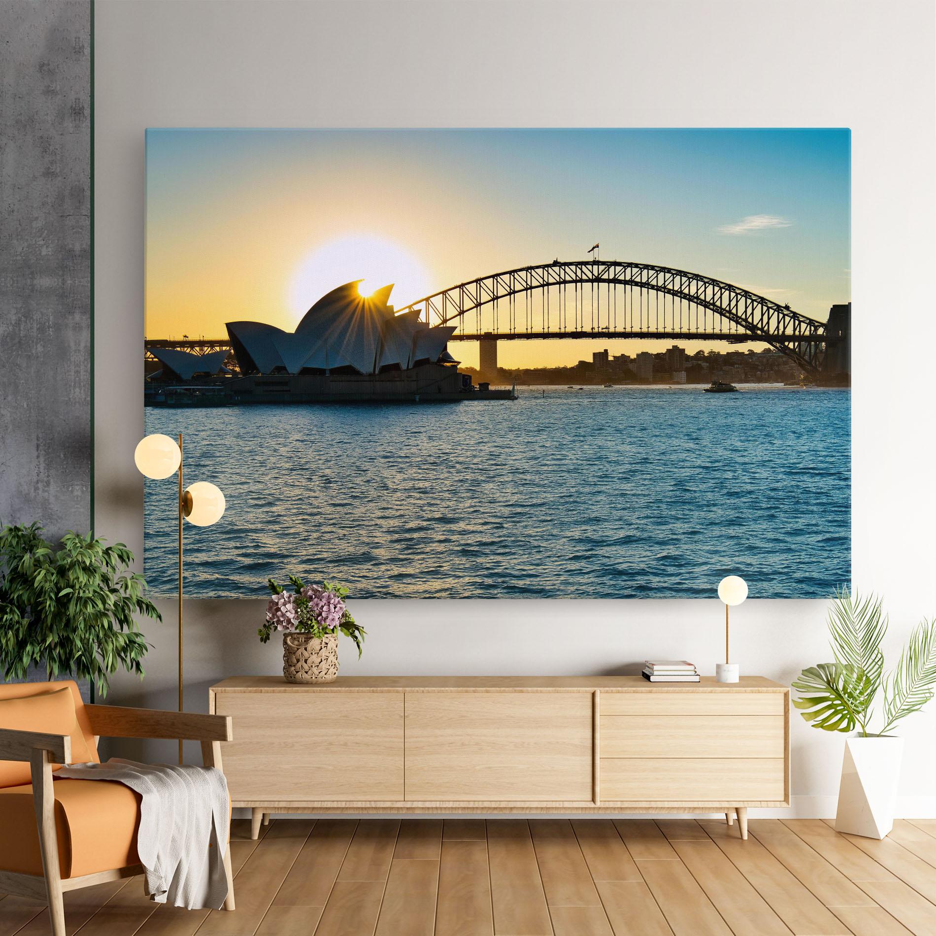 Vászonkép Sunrise Sydney mockup 9