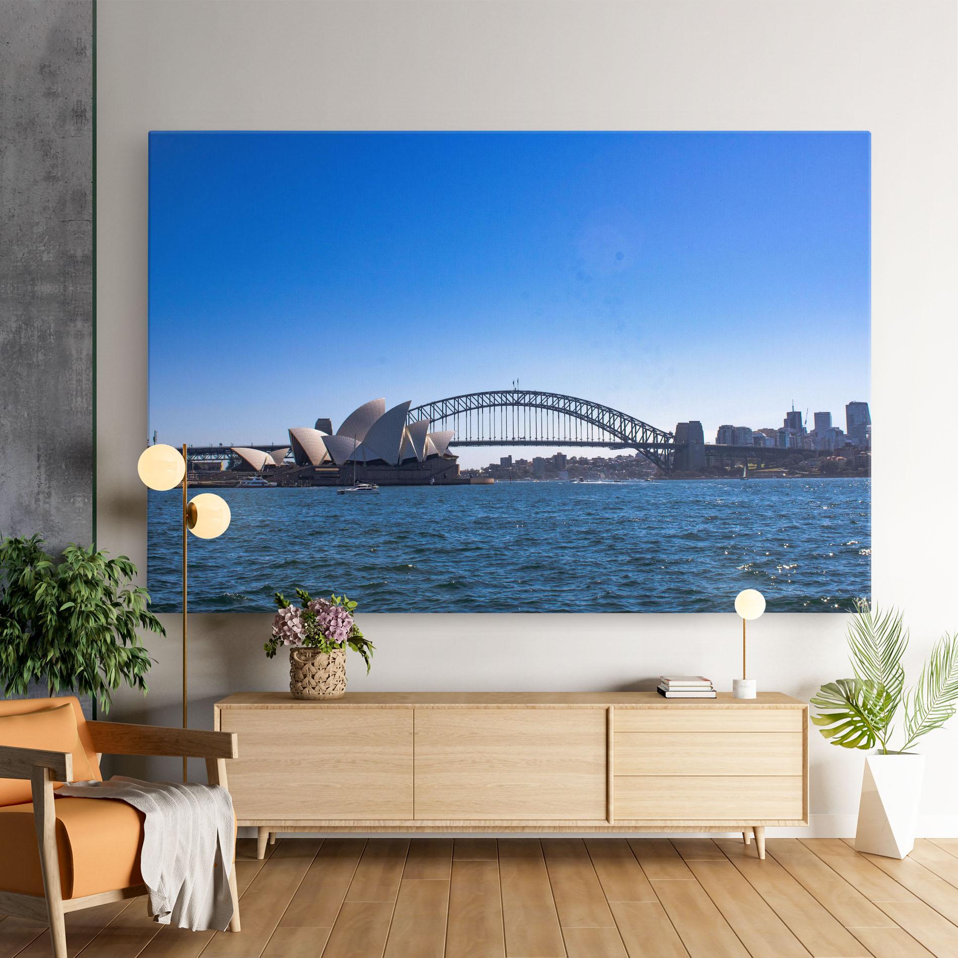 Vászonkép Sydney Day Bridge mockup 9