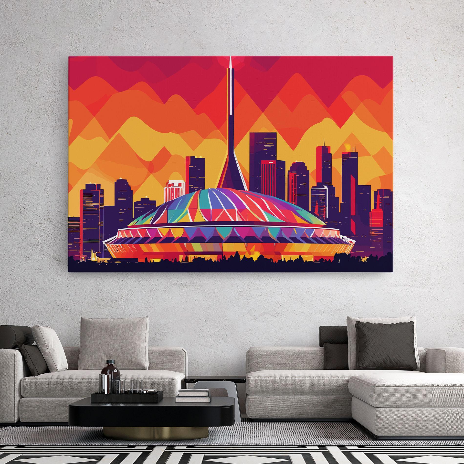 Vászonkép Olympic Stadium mockup 2