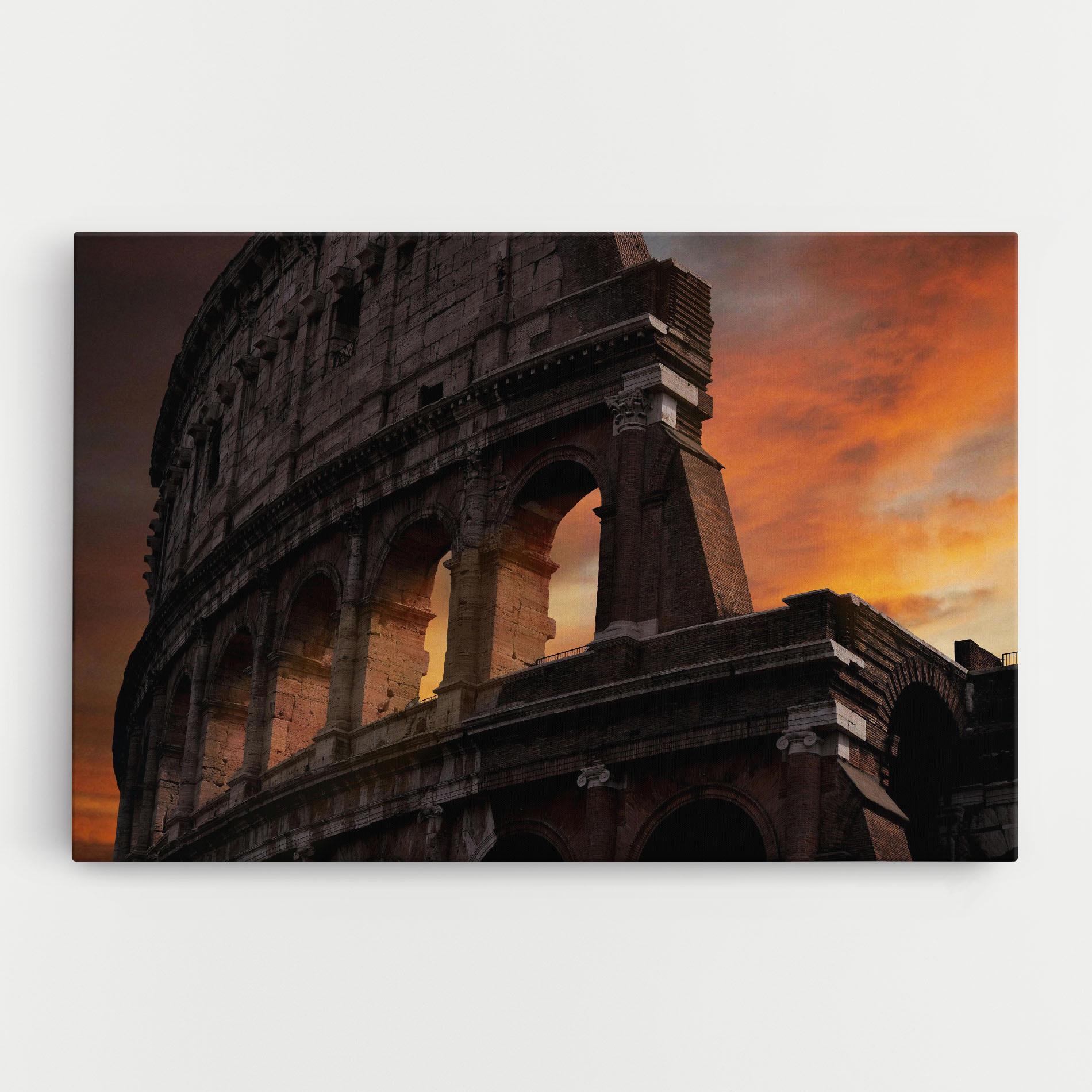 Vászonkép Colosseum Sunset mockup 0
