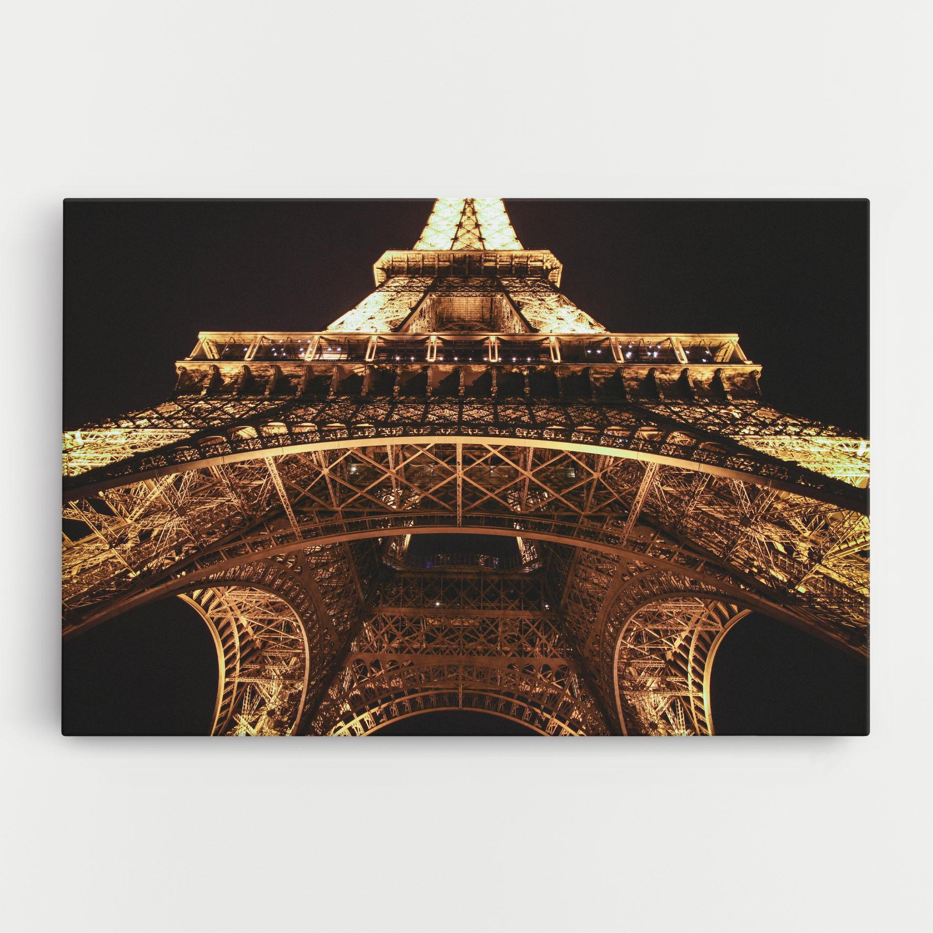 Vászonkép Eiffel Tower At Night mockup 0