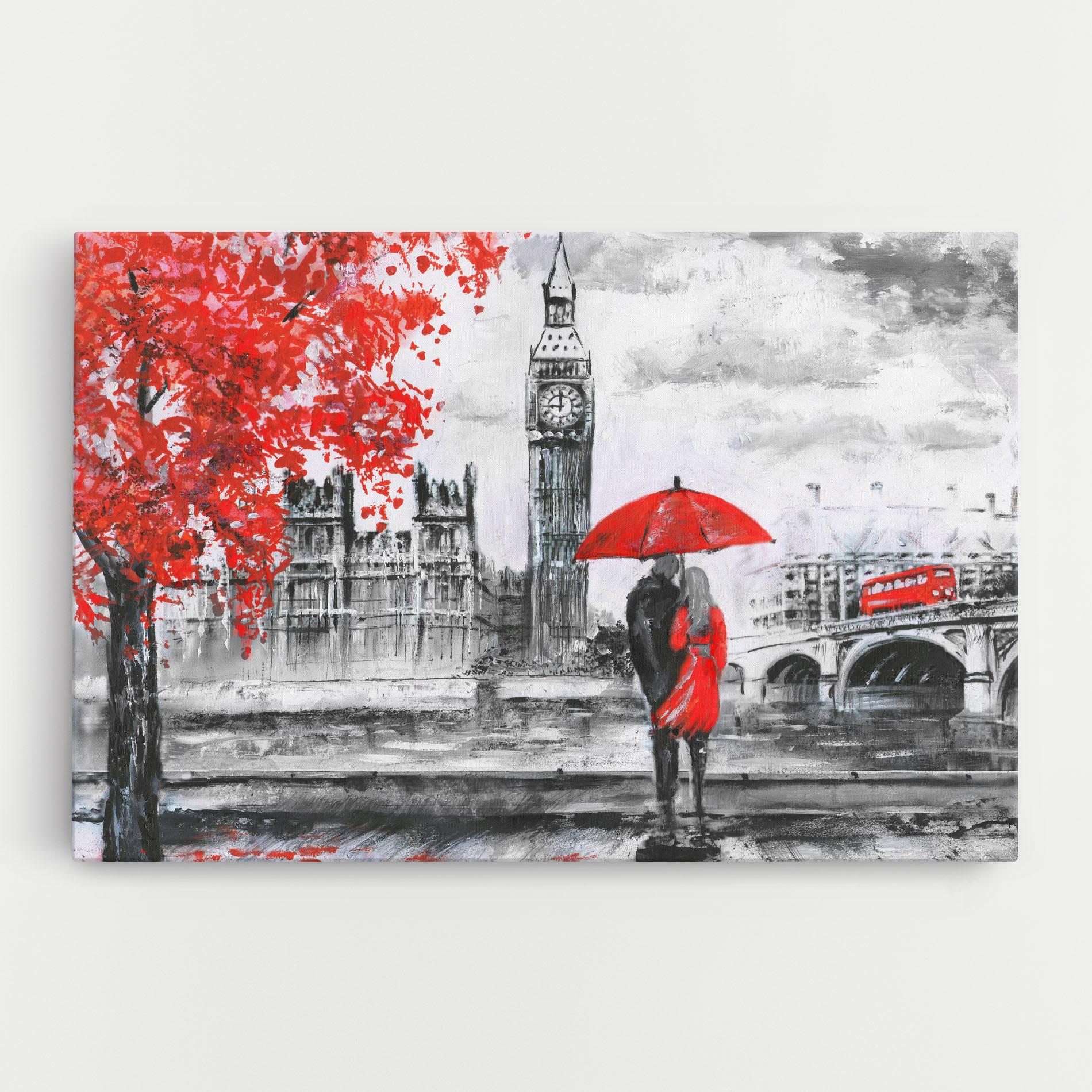 Vászonkép London Love mockup 0