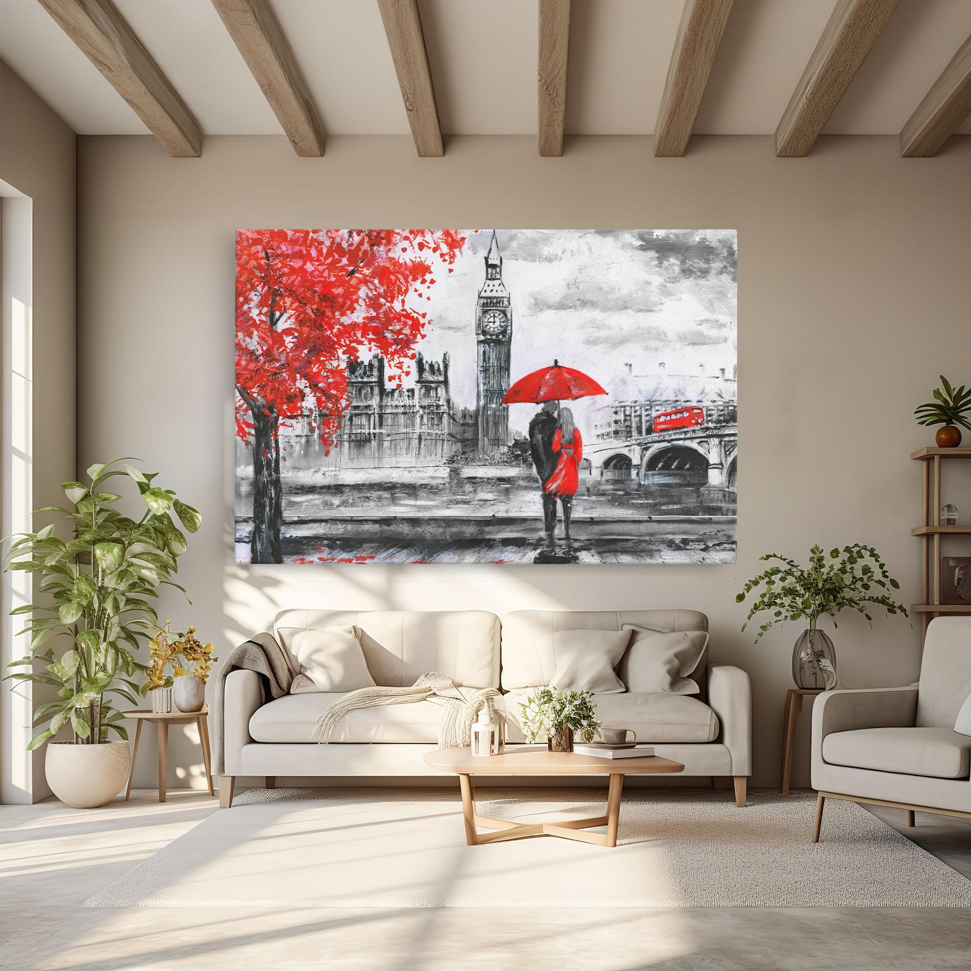 Vászonkép London Love mockup 6