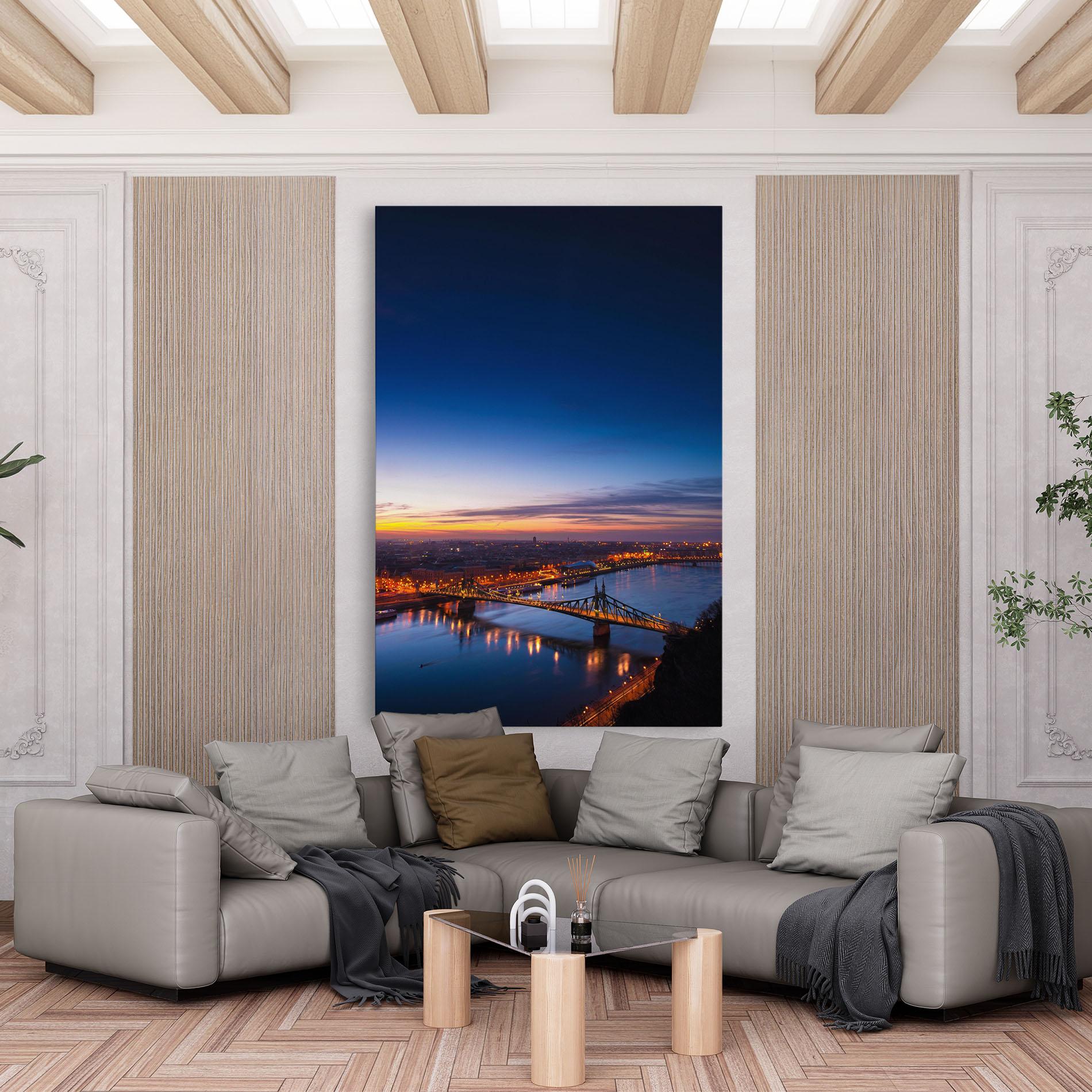Vászonkép Budapest Sunset mockup 6