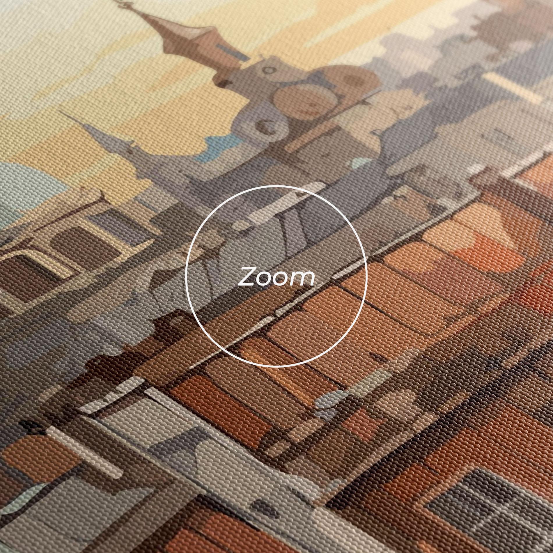 Vászonkép Window City View mockup 3