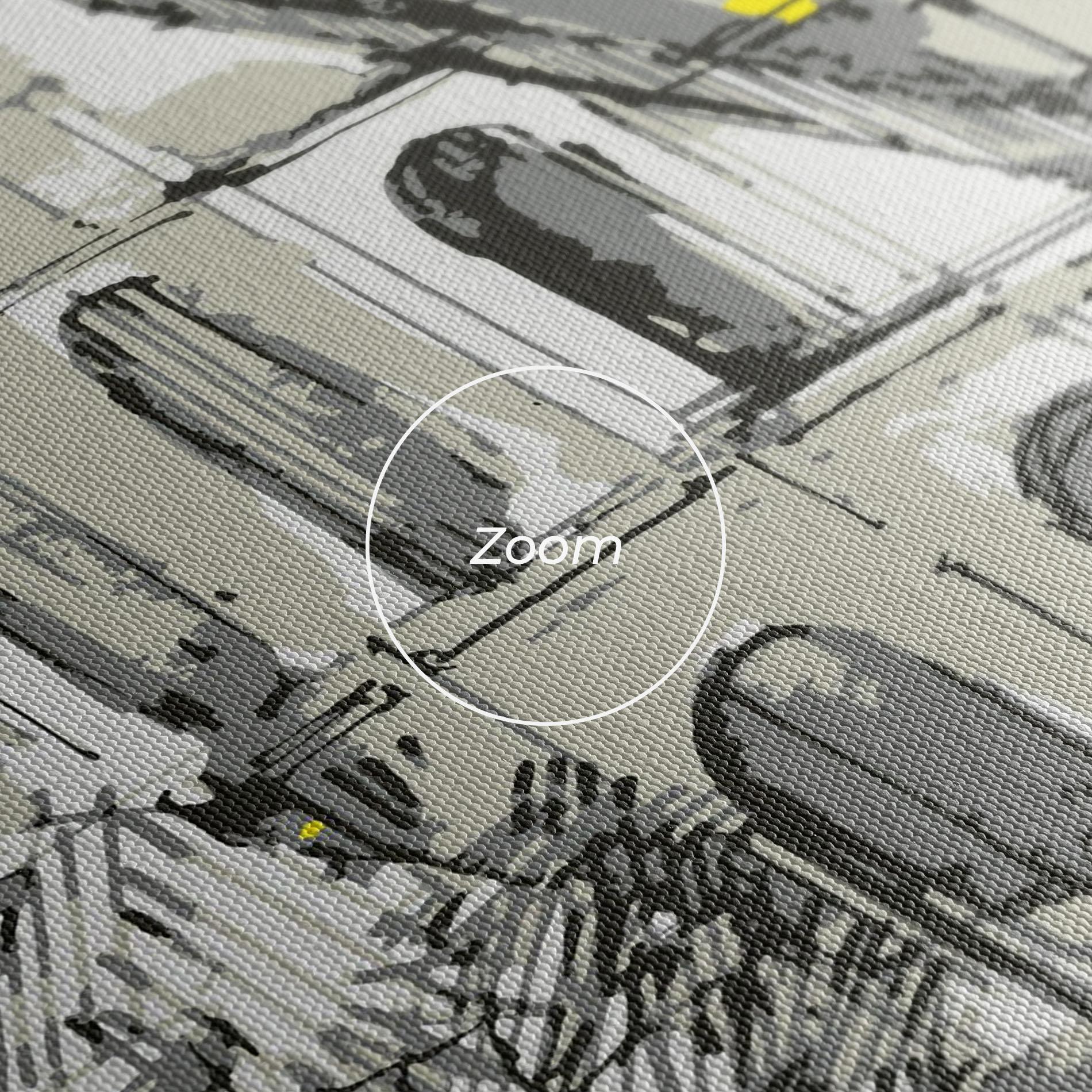 Vászonkép Yellow Colosseum mockup 3