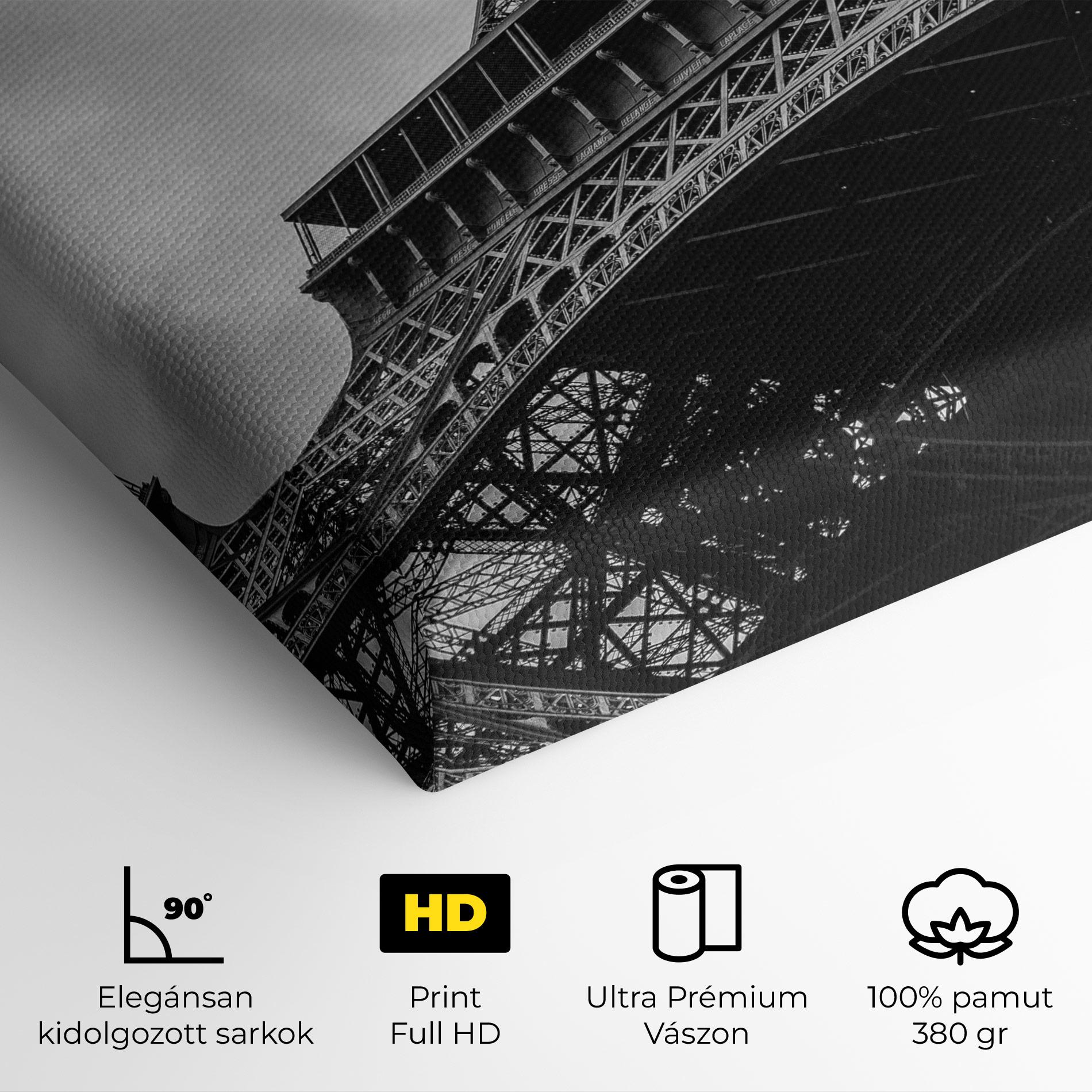 Vászonkép Eiffel Grey Tower mockup 4