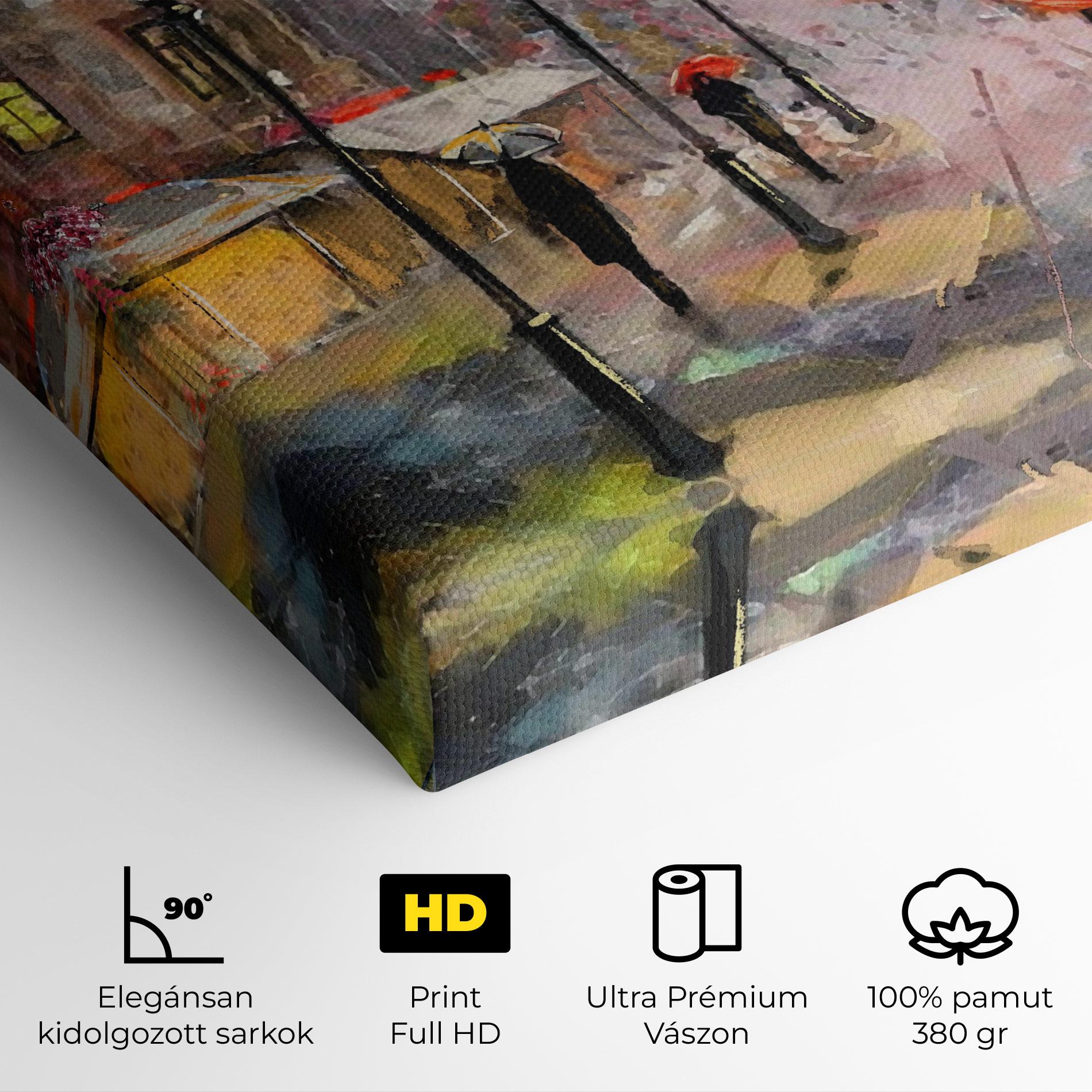 Vászonkép Paris Colours mockup 4