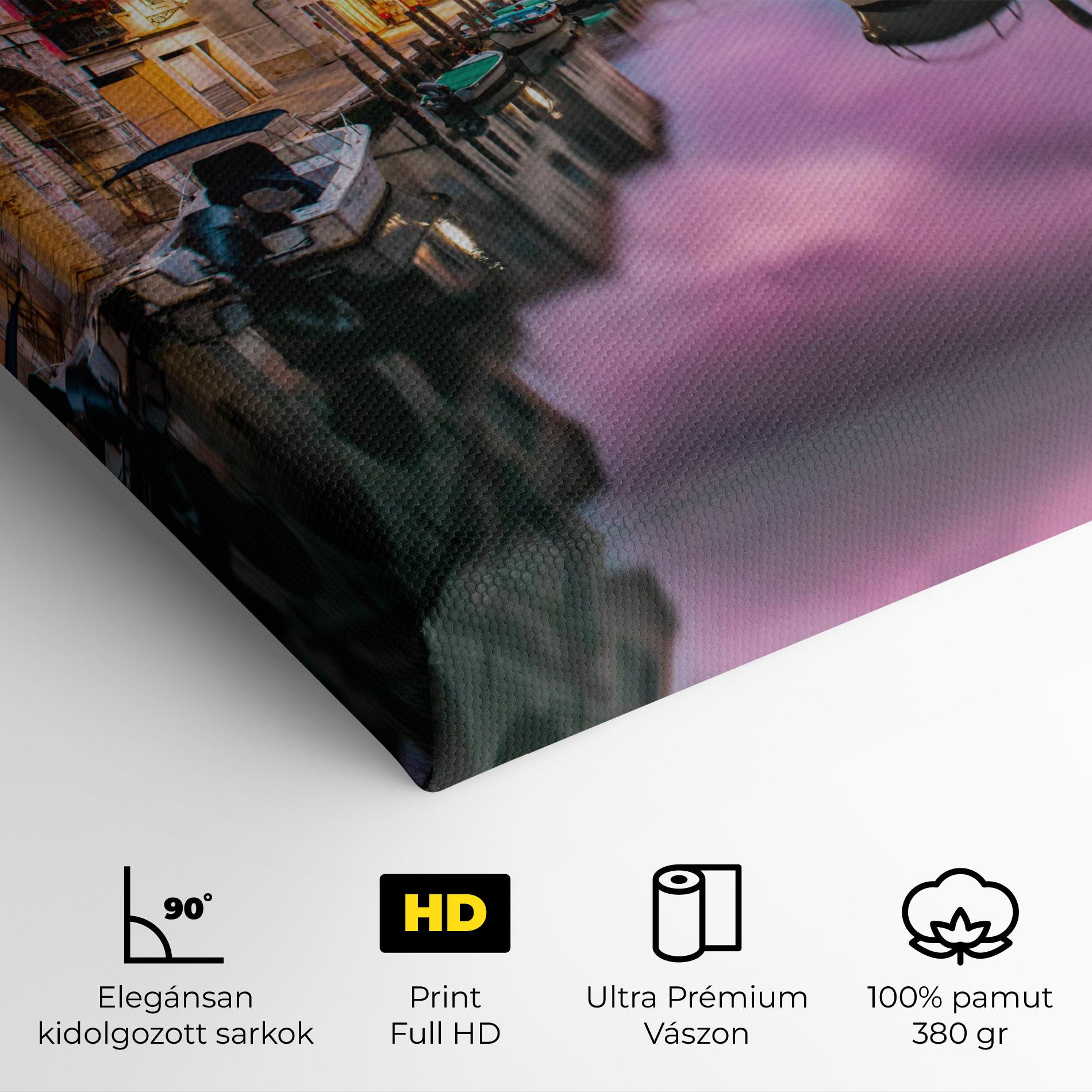 Vászonkép Purple Light Venecia mockup 4