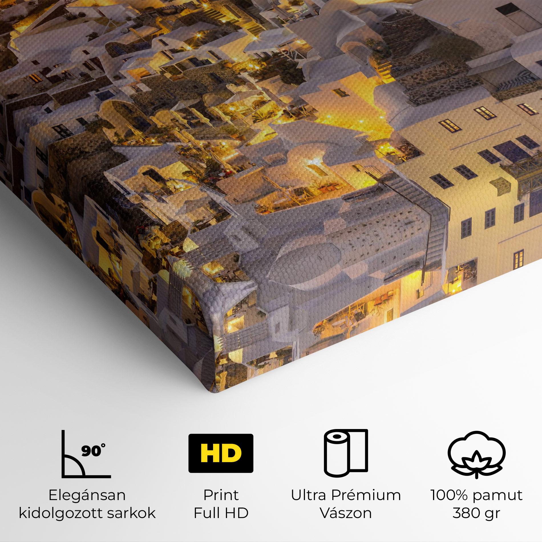 Vászonkép Santorini Greece mockup 4