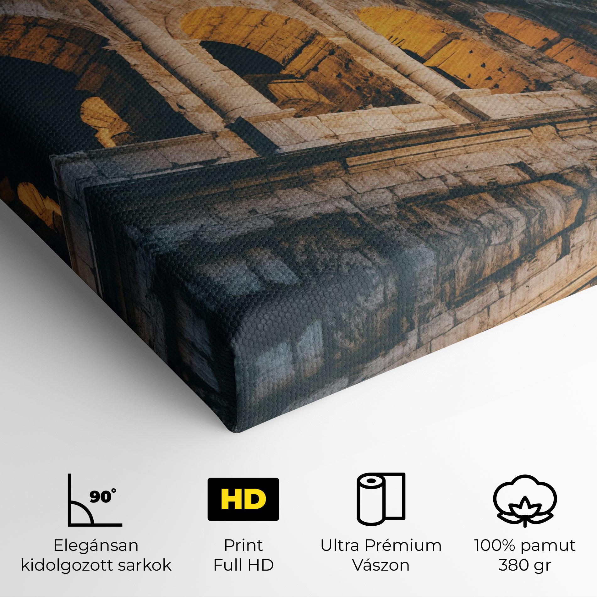 Vászonkép Shadow Colosseum mockup 4