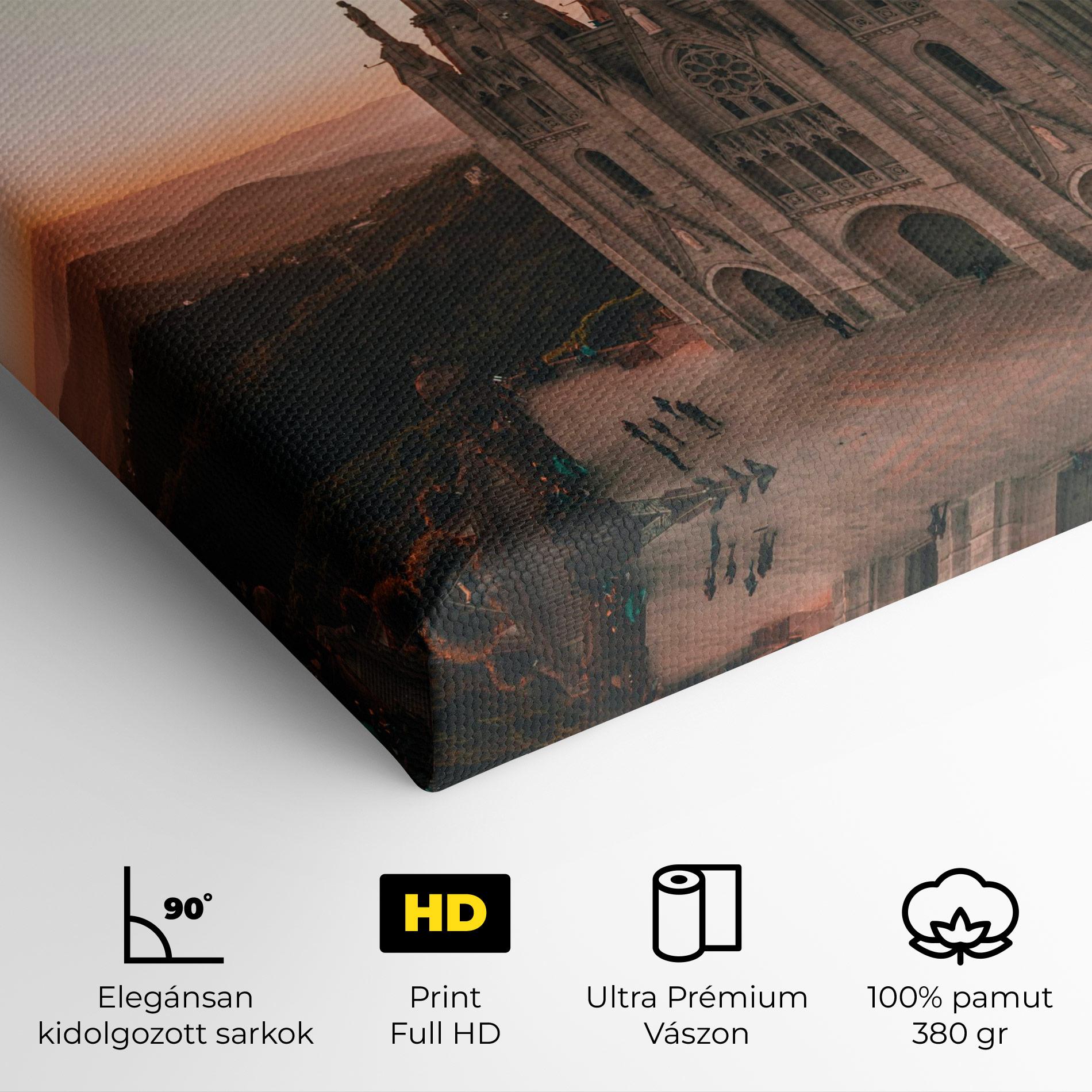 Vászonkép Tibidabo Barcelona mockup 4