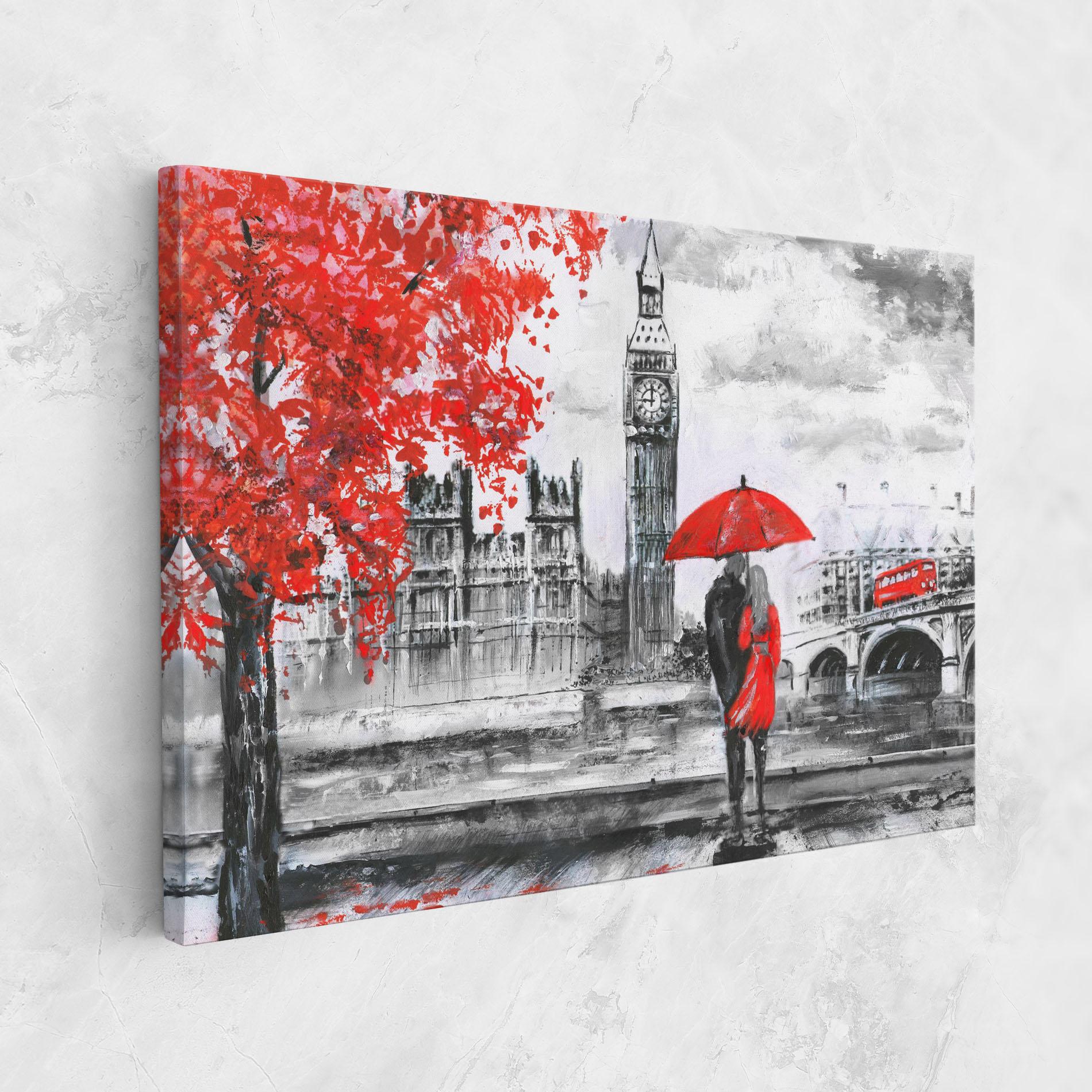 Vászonkép London Love mockup 1