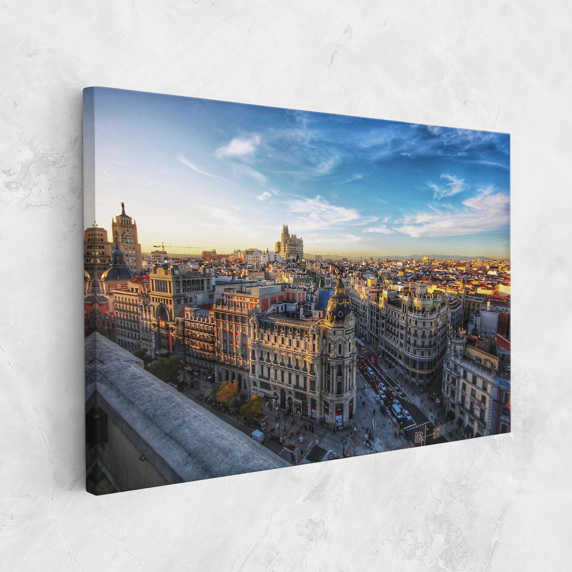Vászonkép Madrid View mockup 1