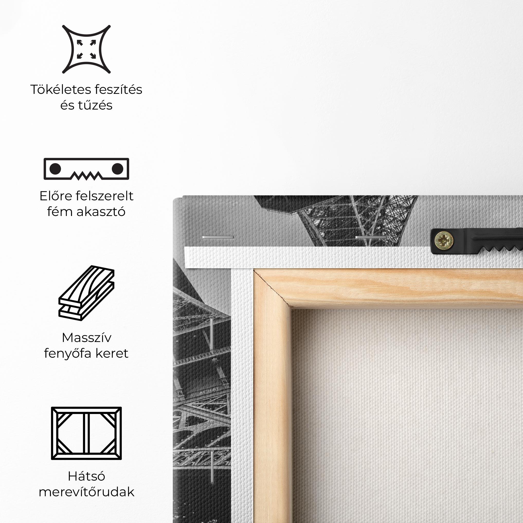 Vászonkép Eiffel Grey Tower mockup 5