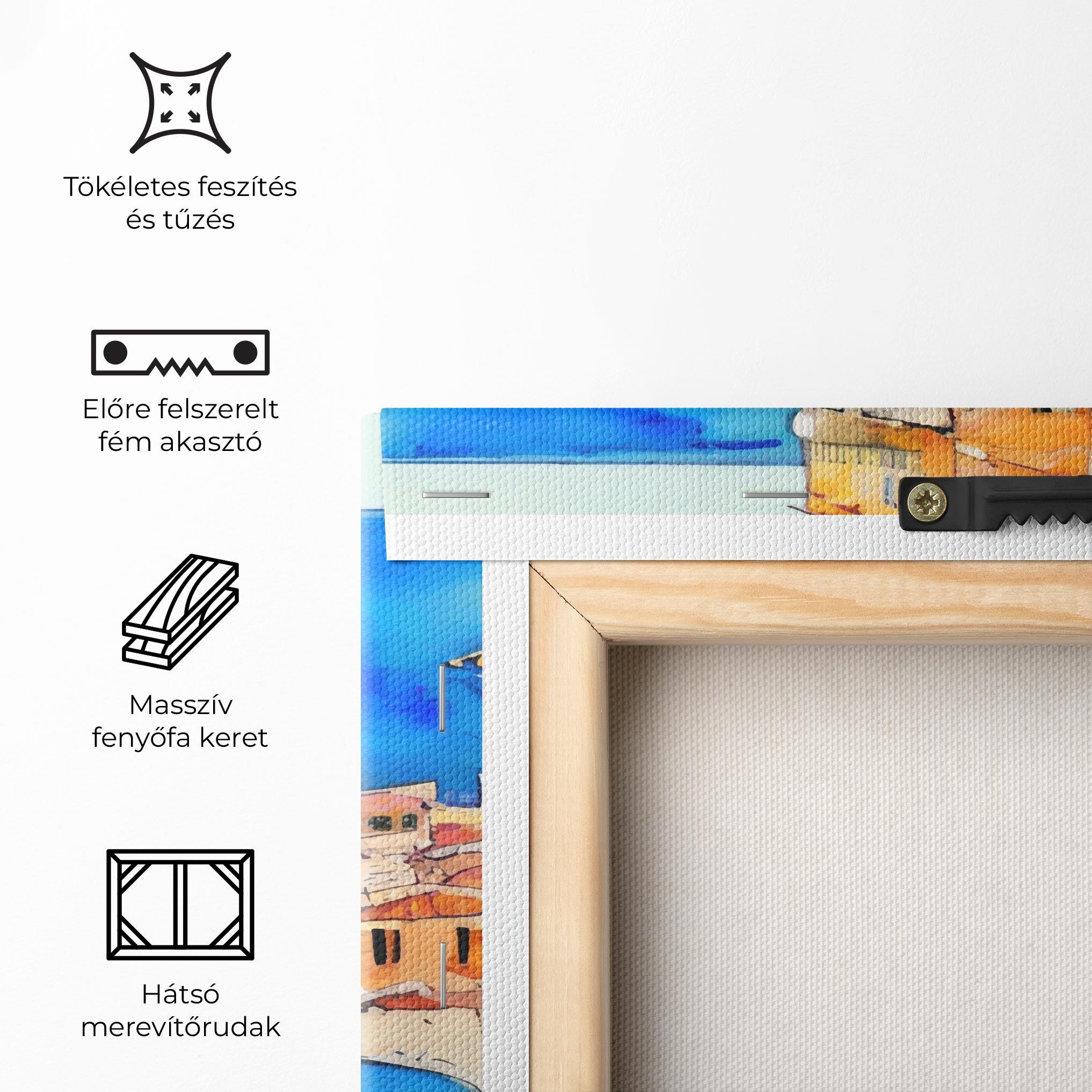 Vászonkép France Watercolor mockup 5