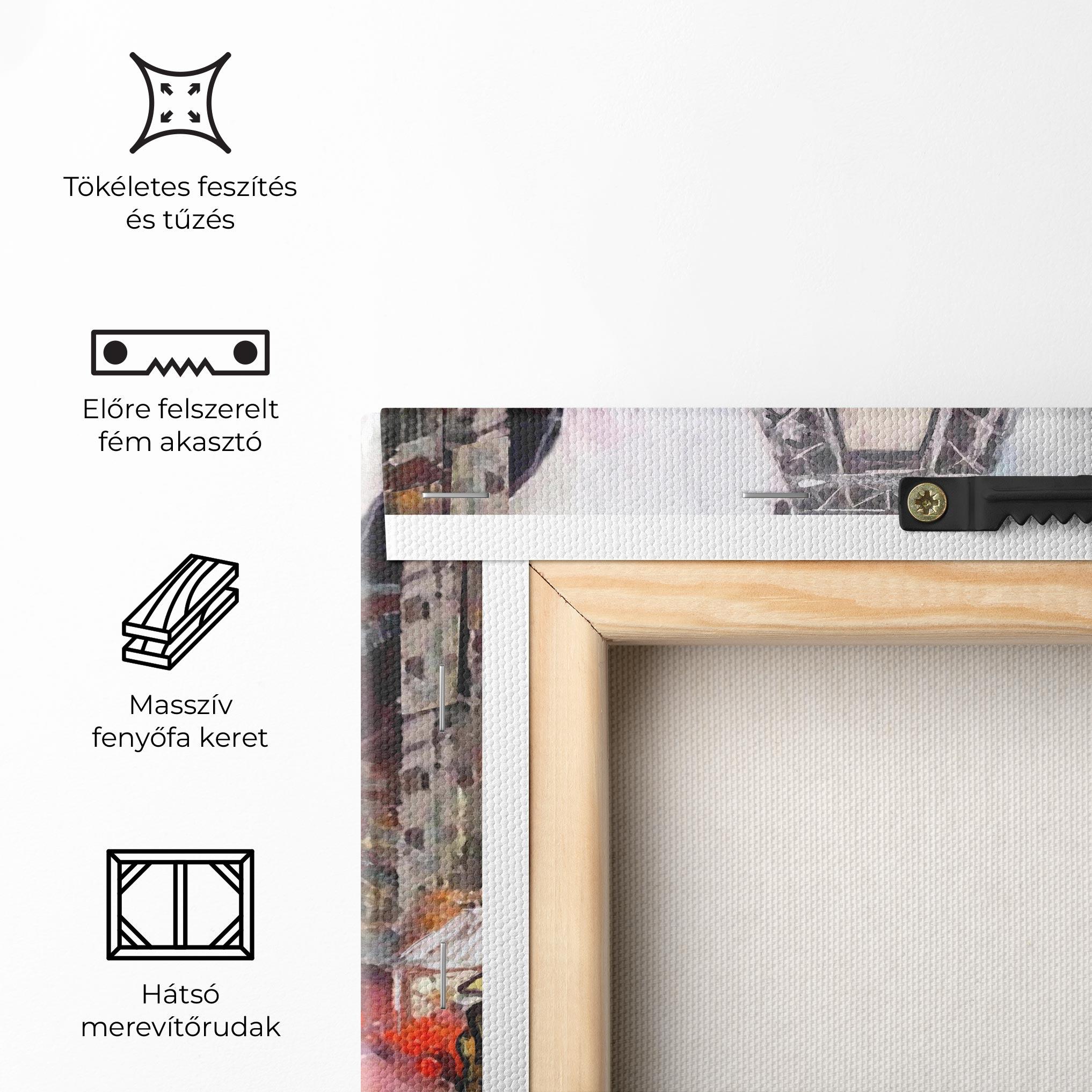 Vászonkép Paris Colours mockup 5