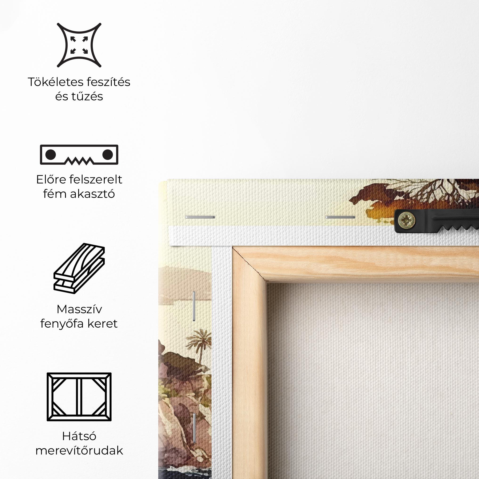 Vászonkép Stunning View Painting mockup 5