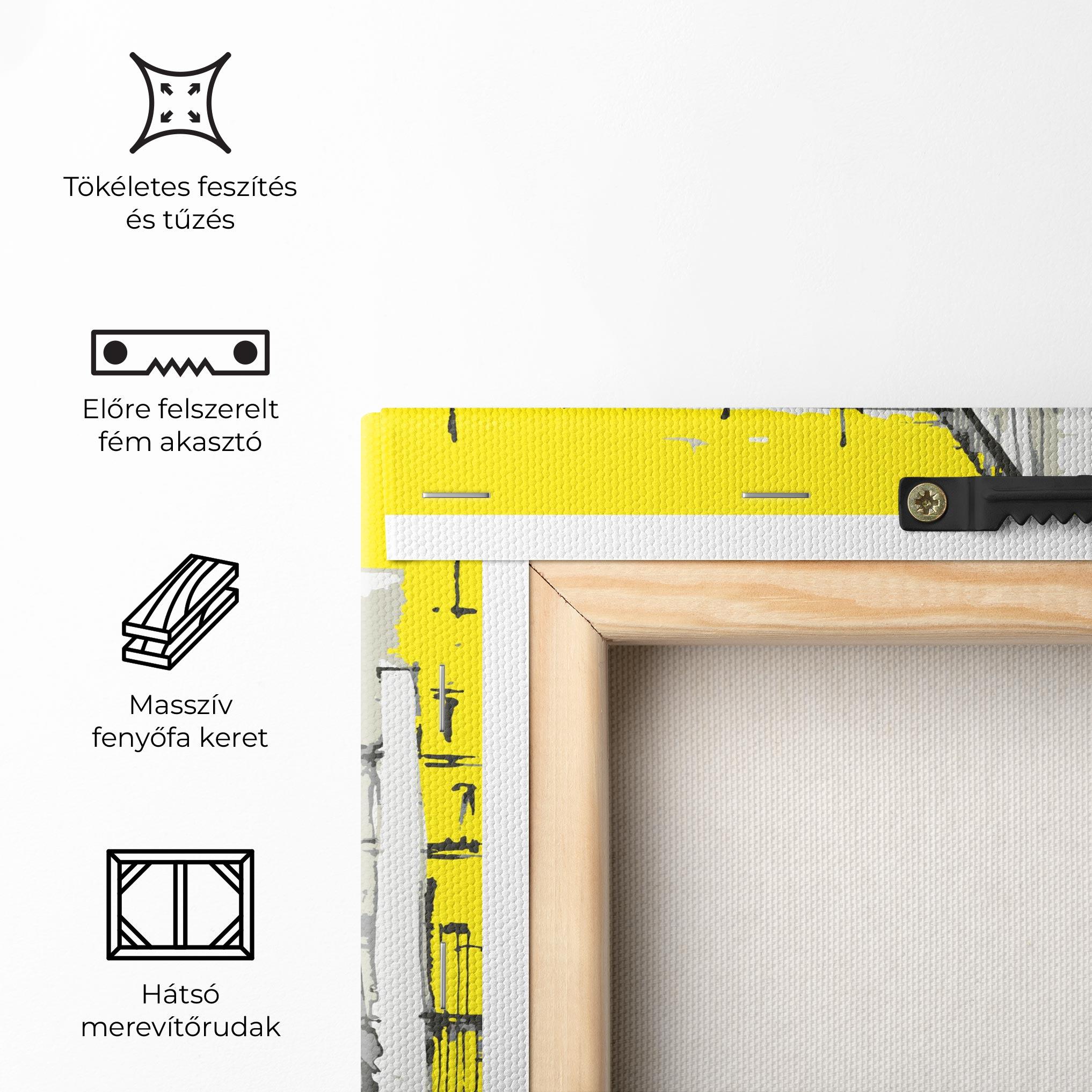 Vászonkép Yellow Colosseum mockup 5