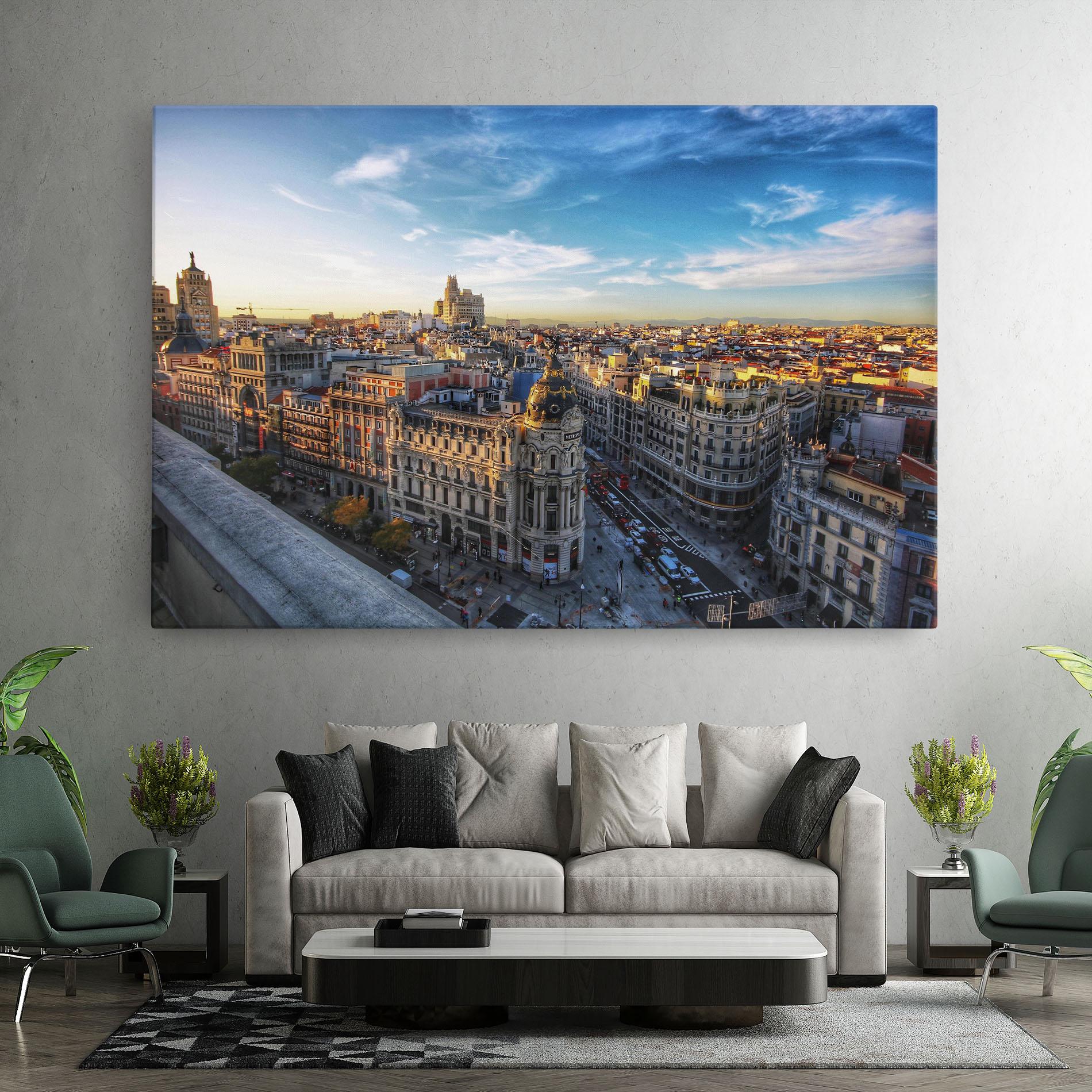Vászonkép Madrid View mockup 7