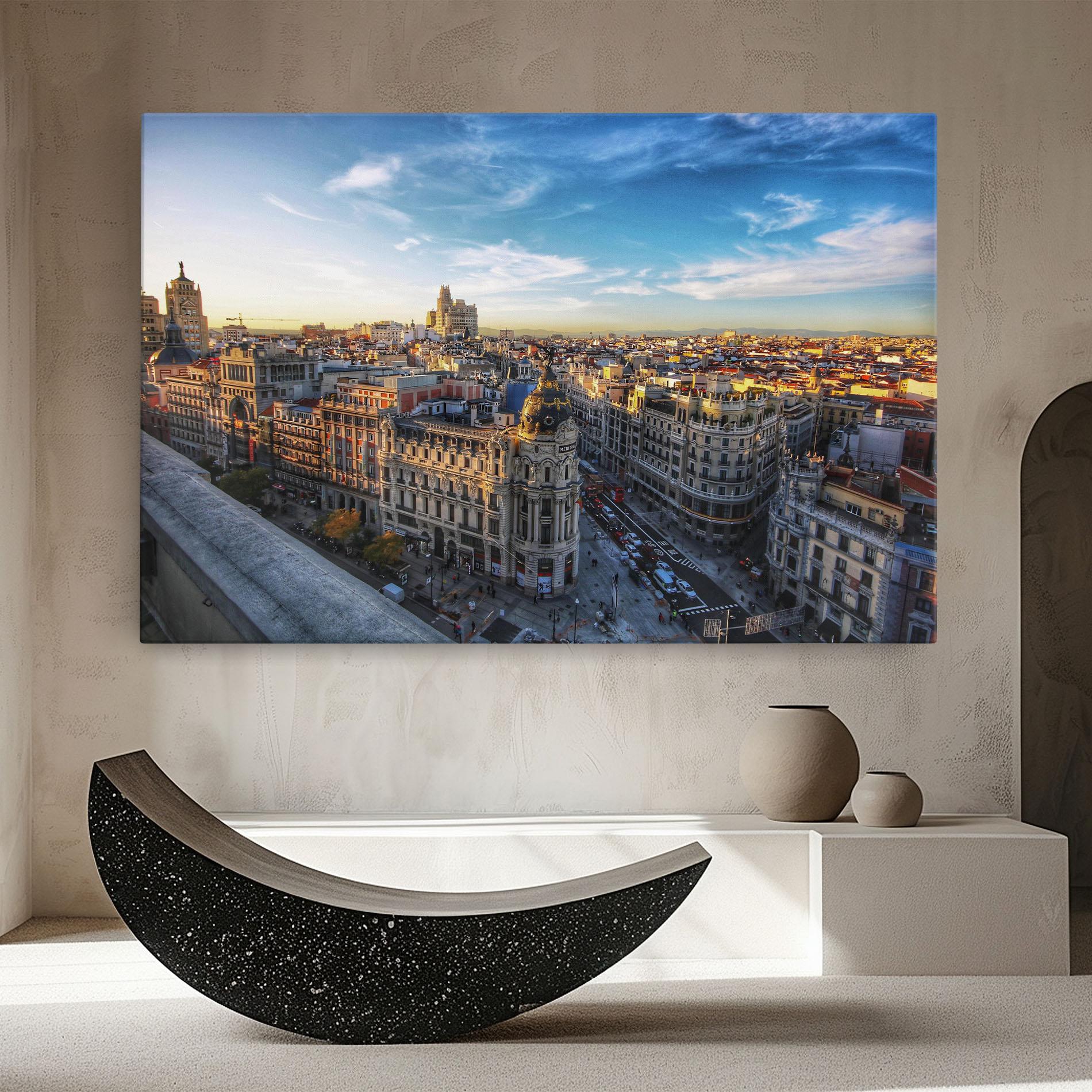 Vászonkép Madrid View mockup 8