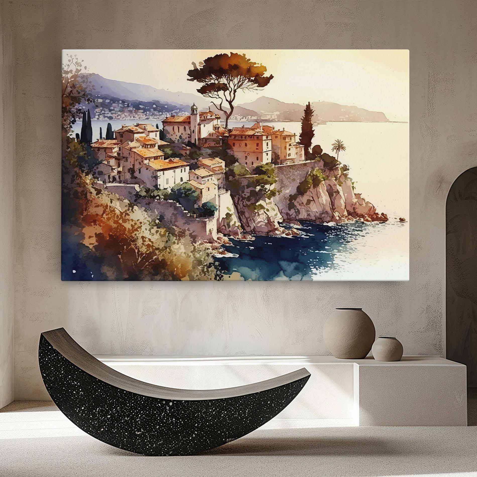 Vászonkép Stunning View Painting mockup 8