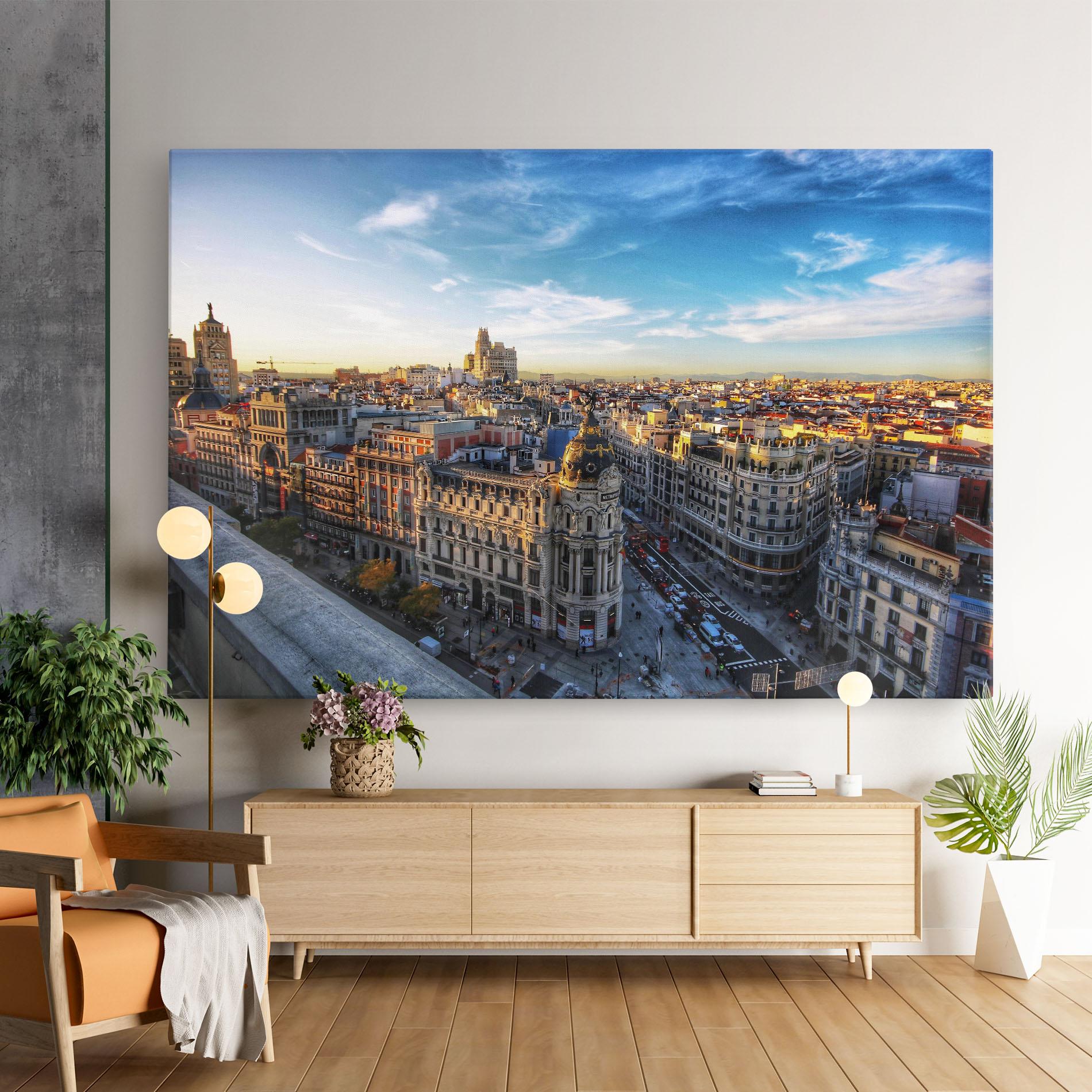 Vászonkép Madrid View mockup 9