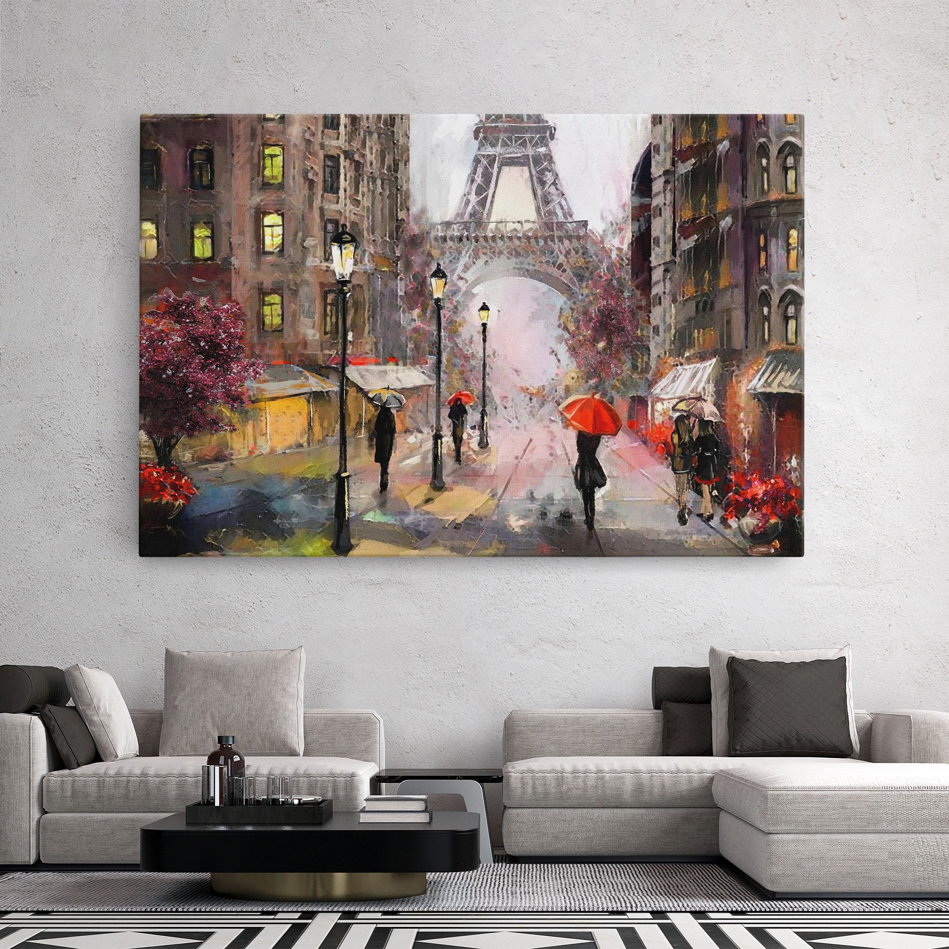 Vászonkép Paris Colours mockup 2