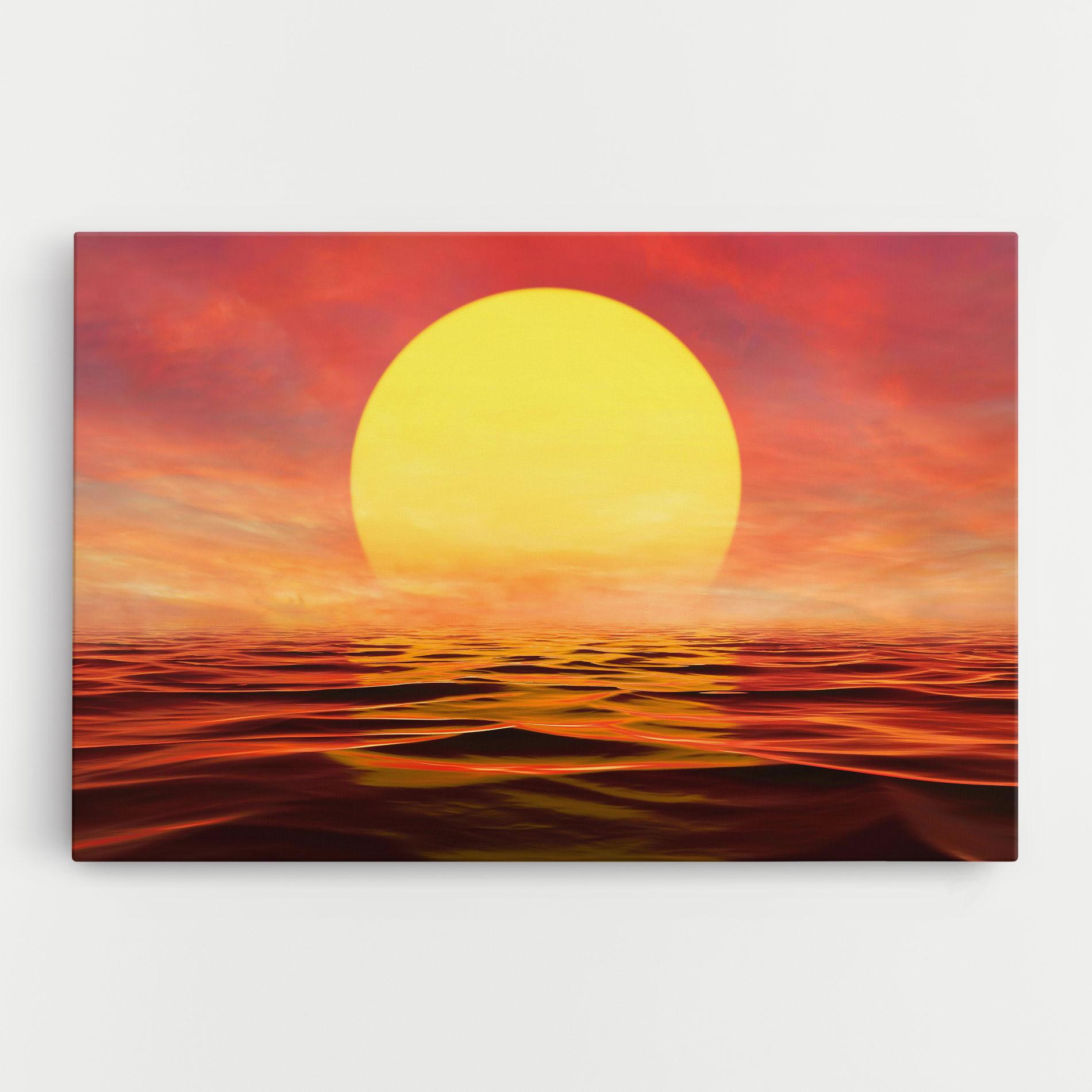 Vászonkép Clouds Reflection Sky mockup 0
