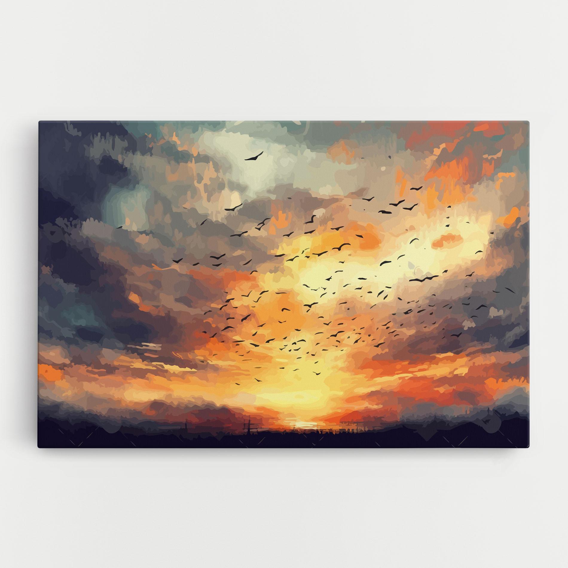 Vászonkép Majestic Sunset mockup 0