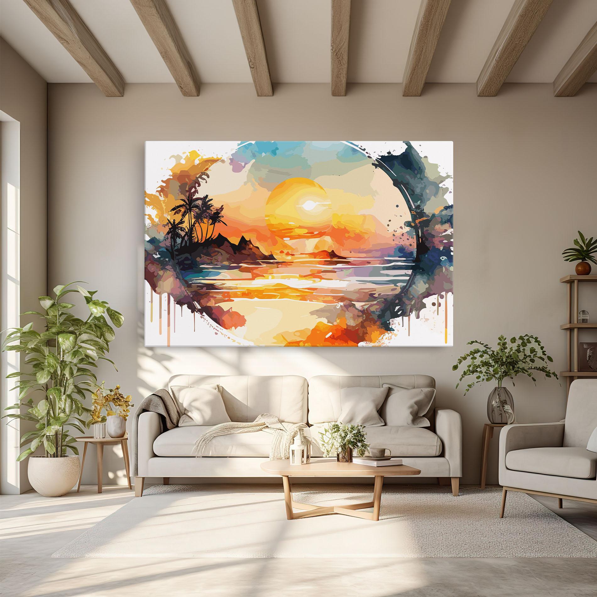 Vászonkép Sunrise Art mockup 6