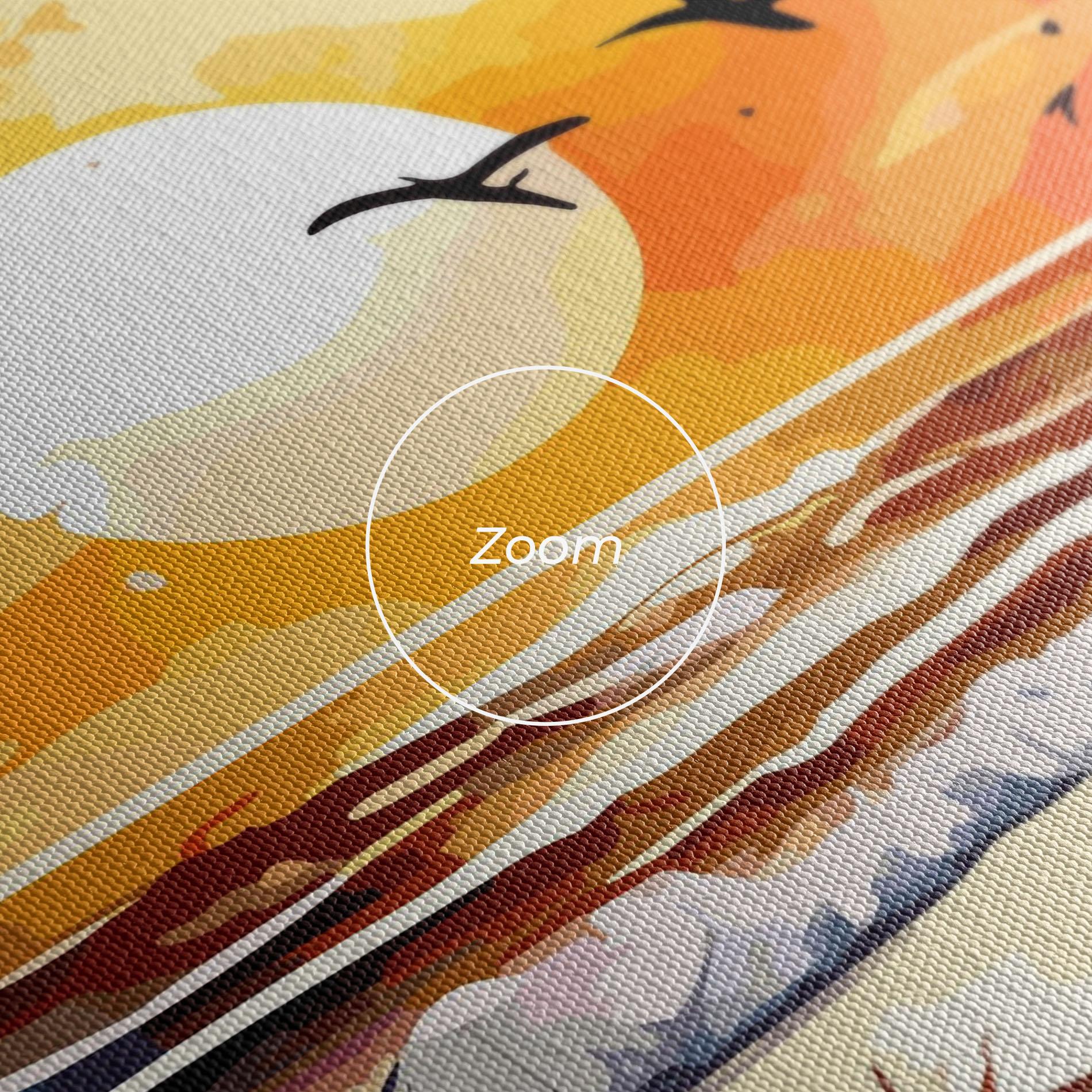Vászonkép Sunset Art View mockup 3