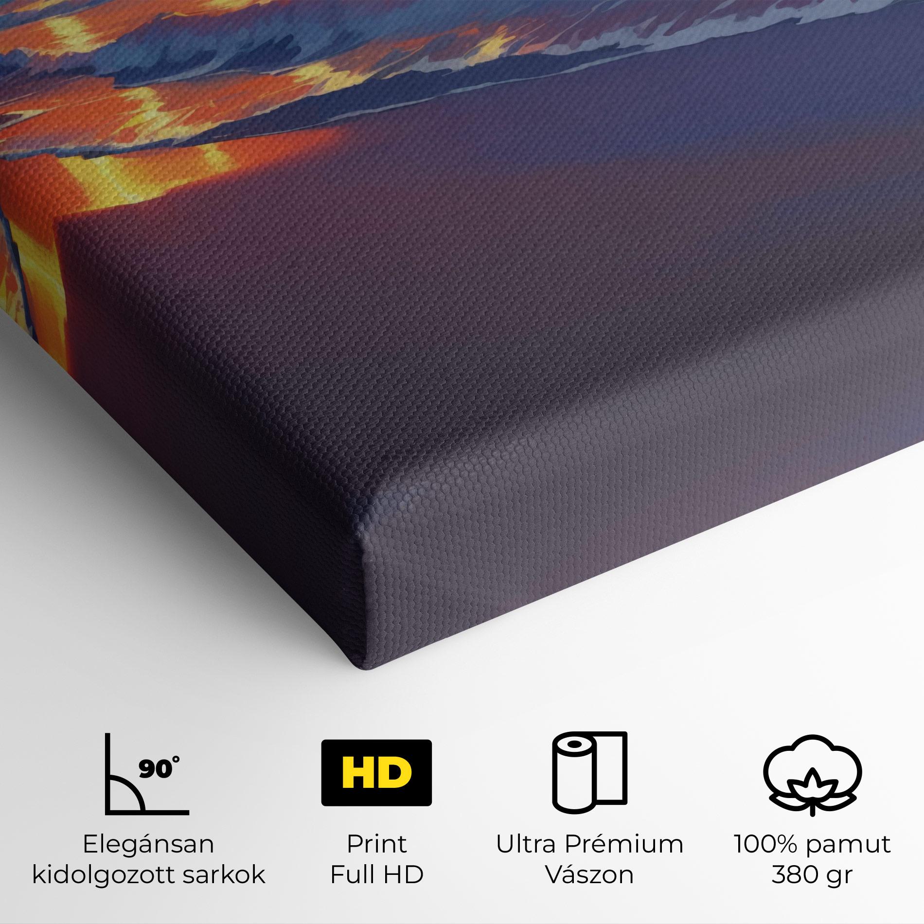 Vászonkép Dreamy Beach Sunset mockup 4