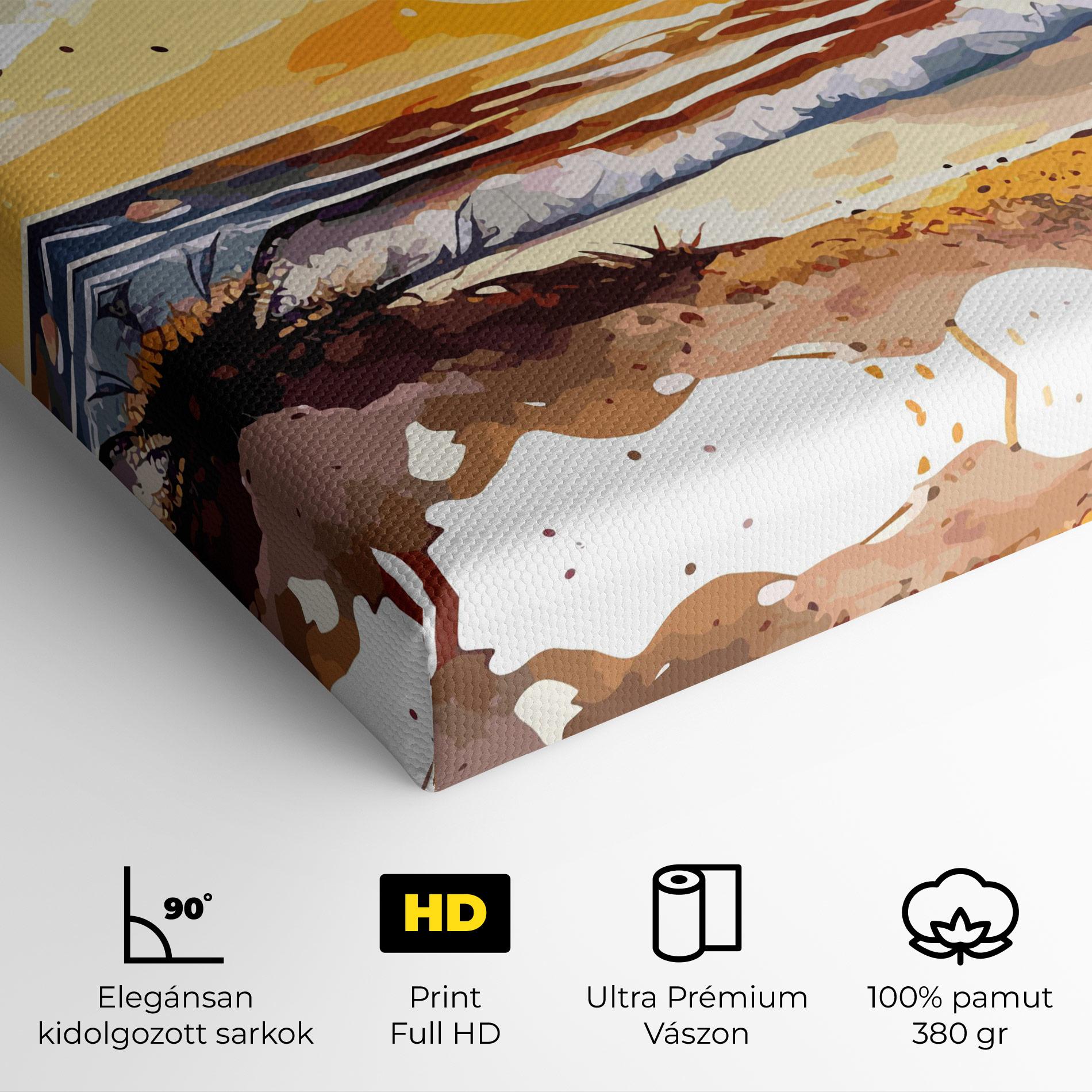 Vászonkép Sunset Art View mockup 4