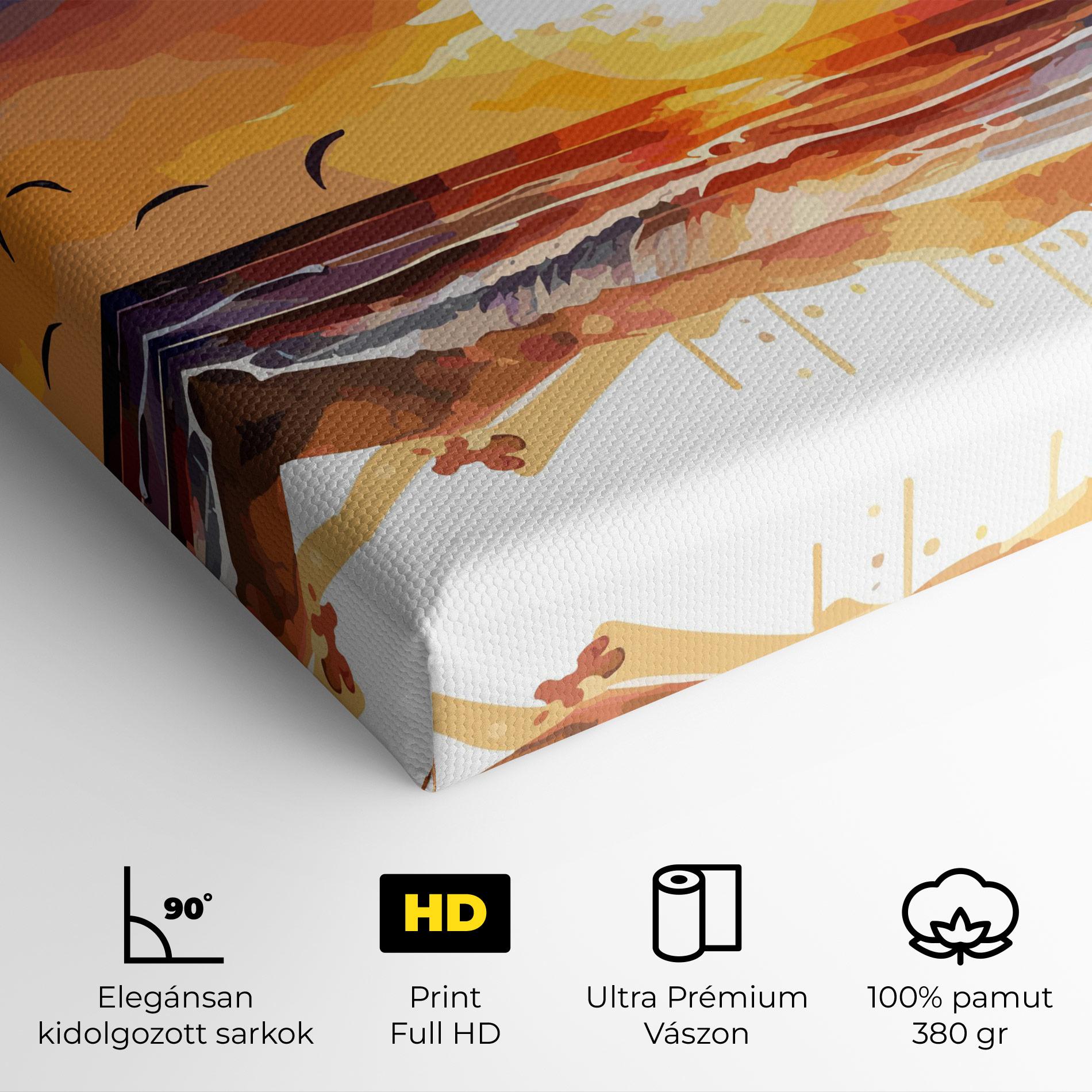 Vászonkép Sunset Art mockup 4
