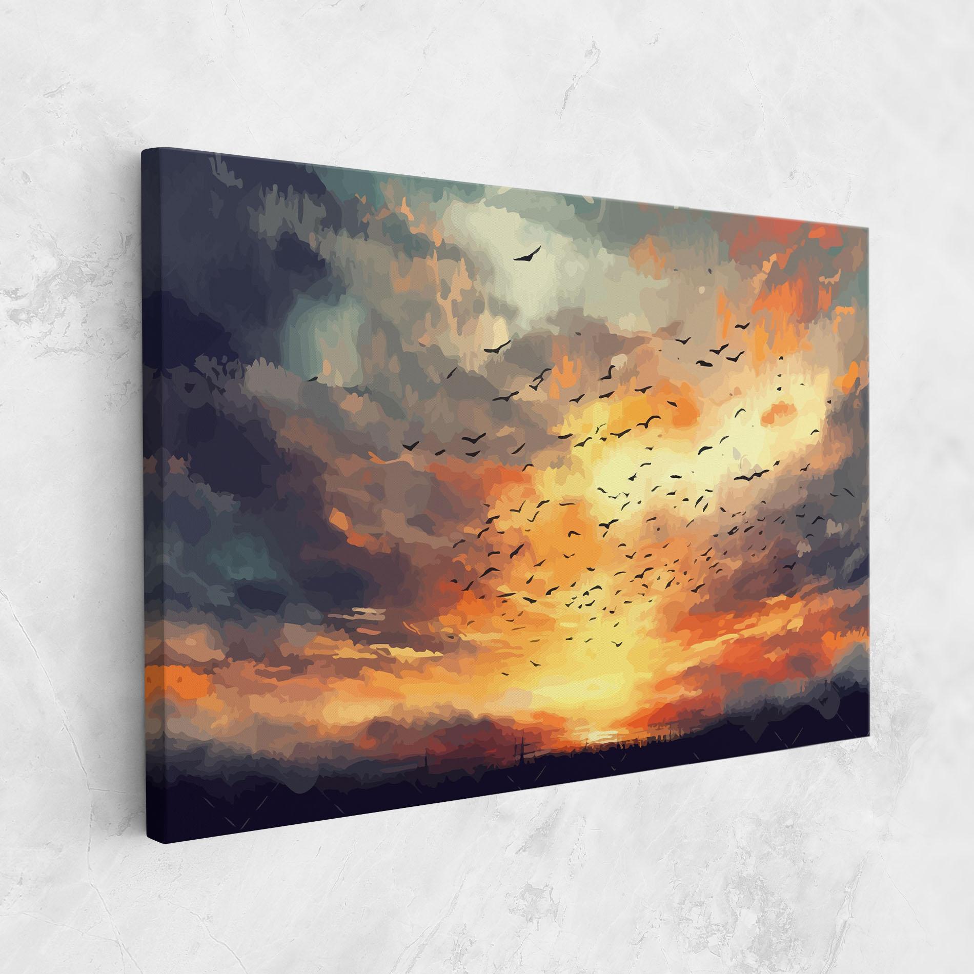 Vászonkép Majestic Sunset mockup 1