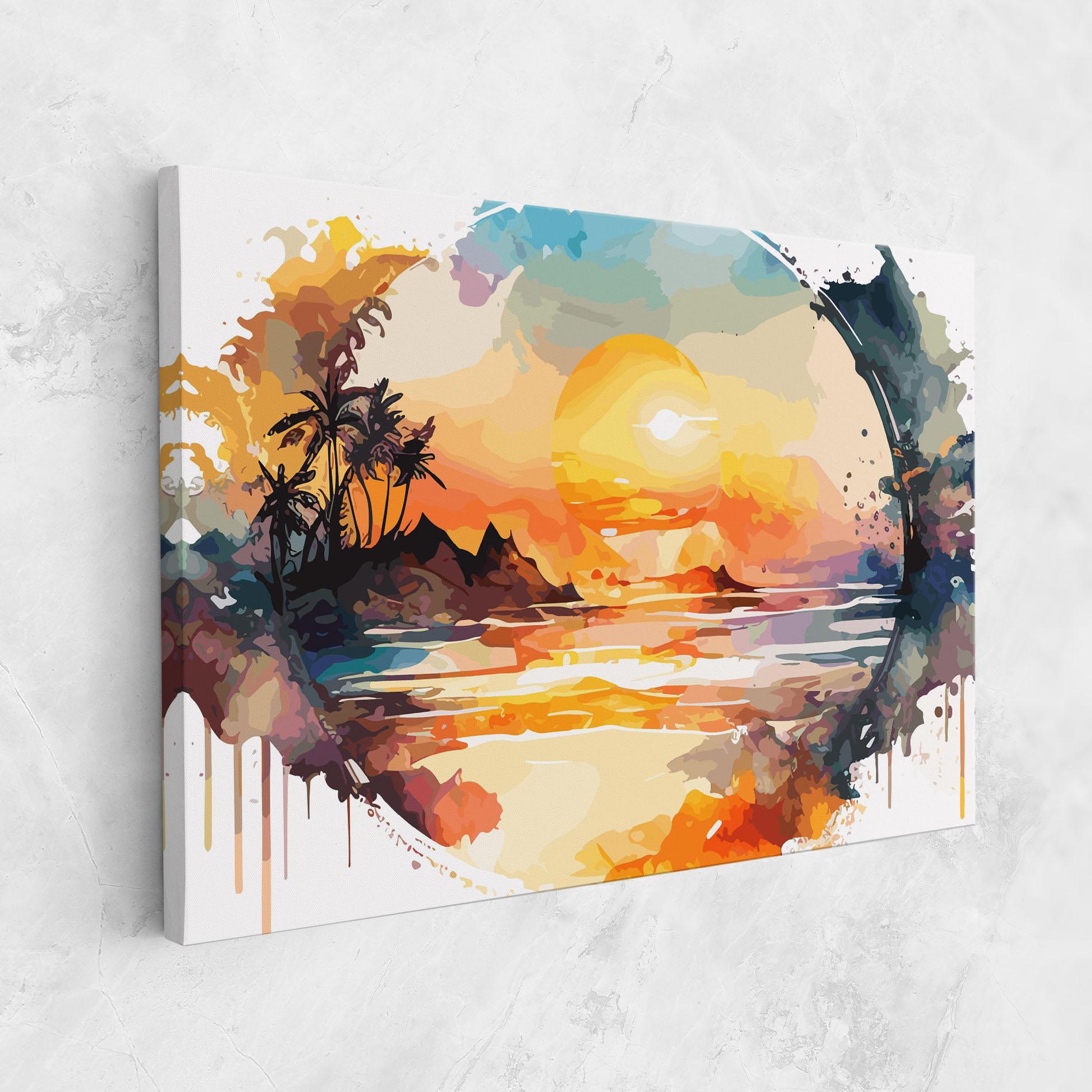 Vászonkép Sunrise Art mockup 1