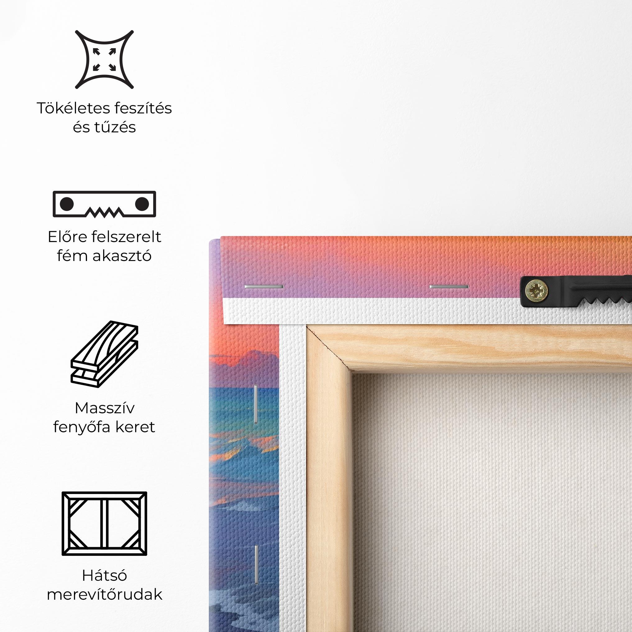 Vászonkép Dreamy Beach Sunset mockup 5