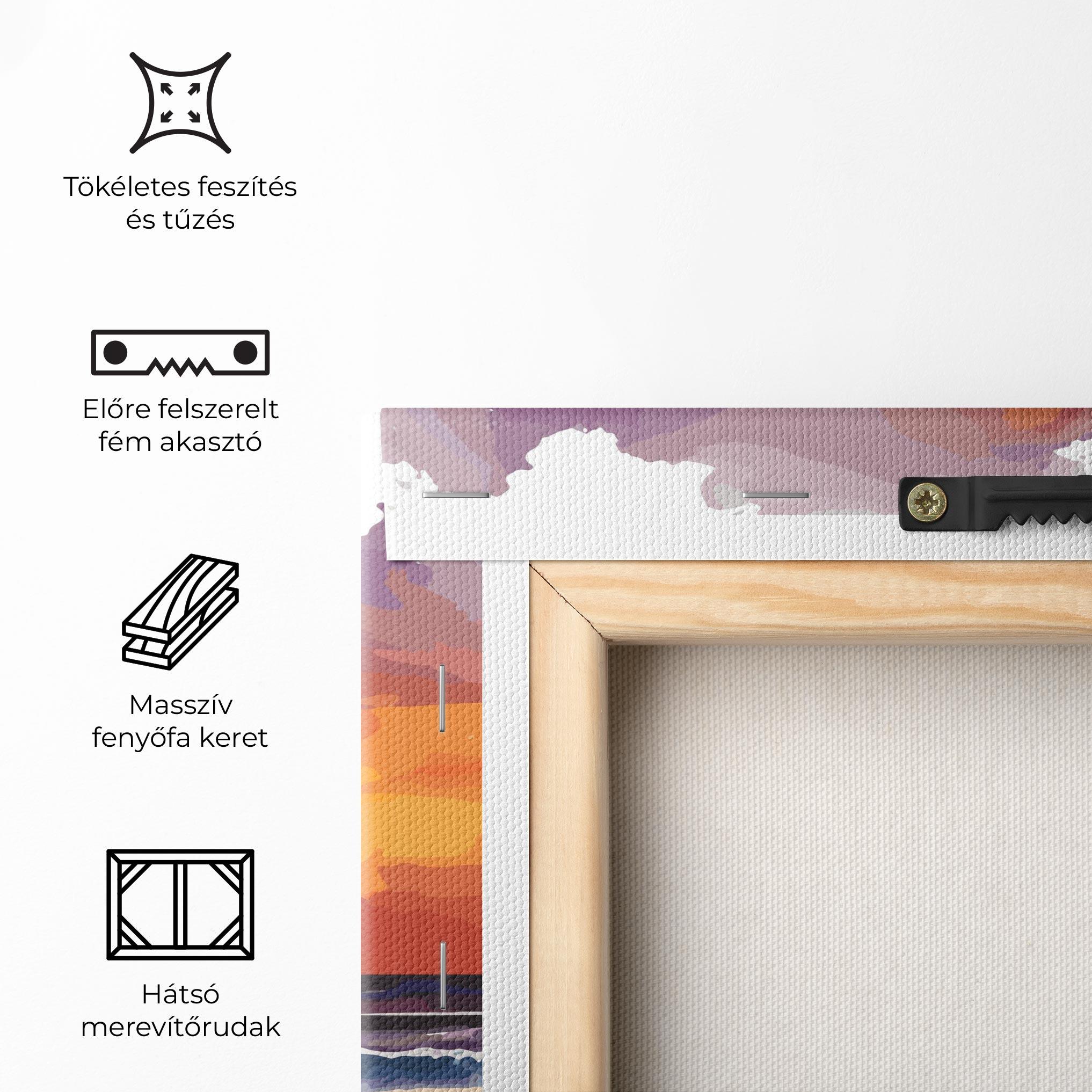 Vászonkép Sunset Art mockup 5