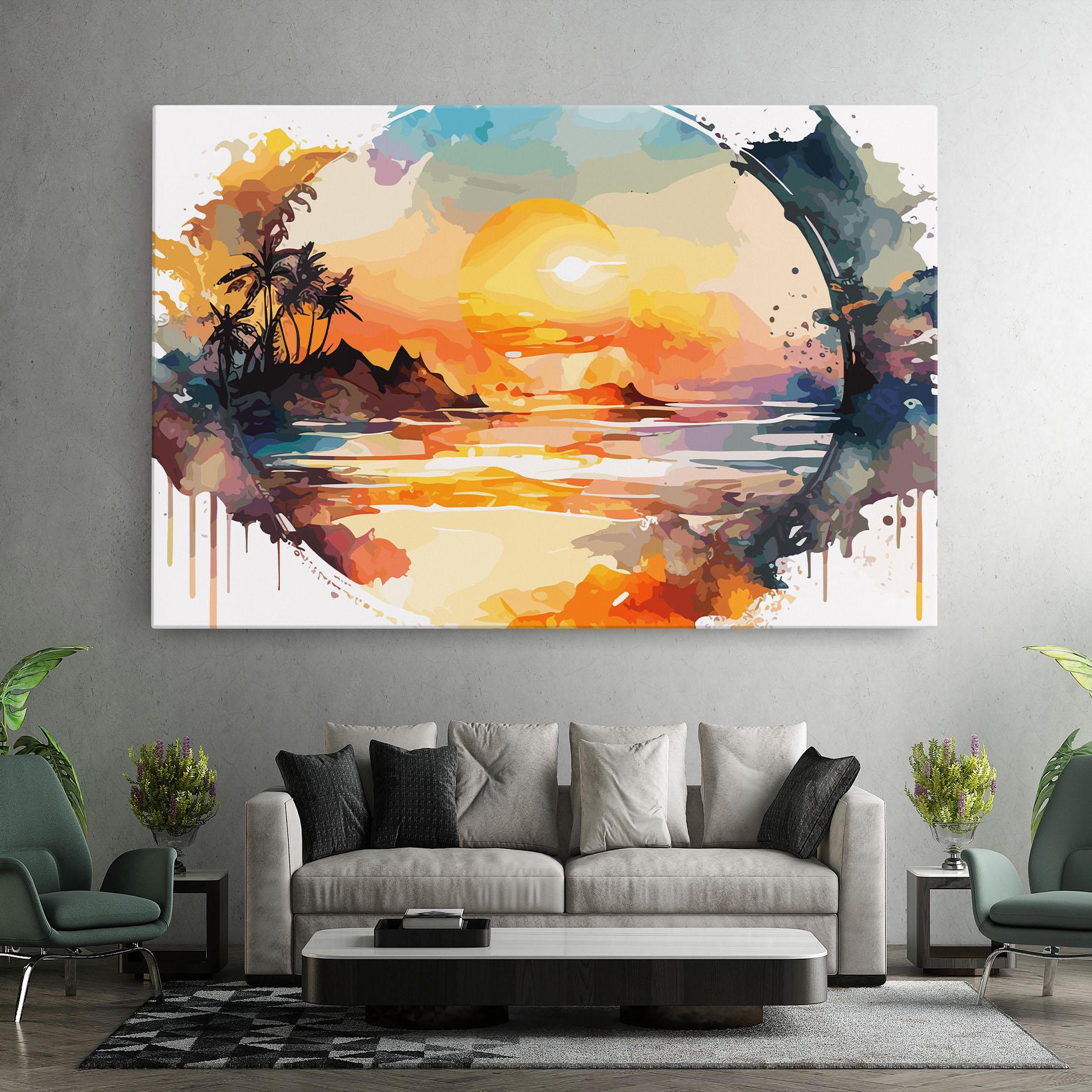 Vászonkép Sunrise Art mockup 7