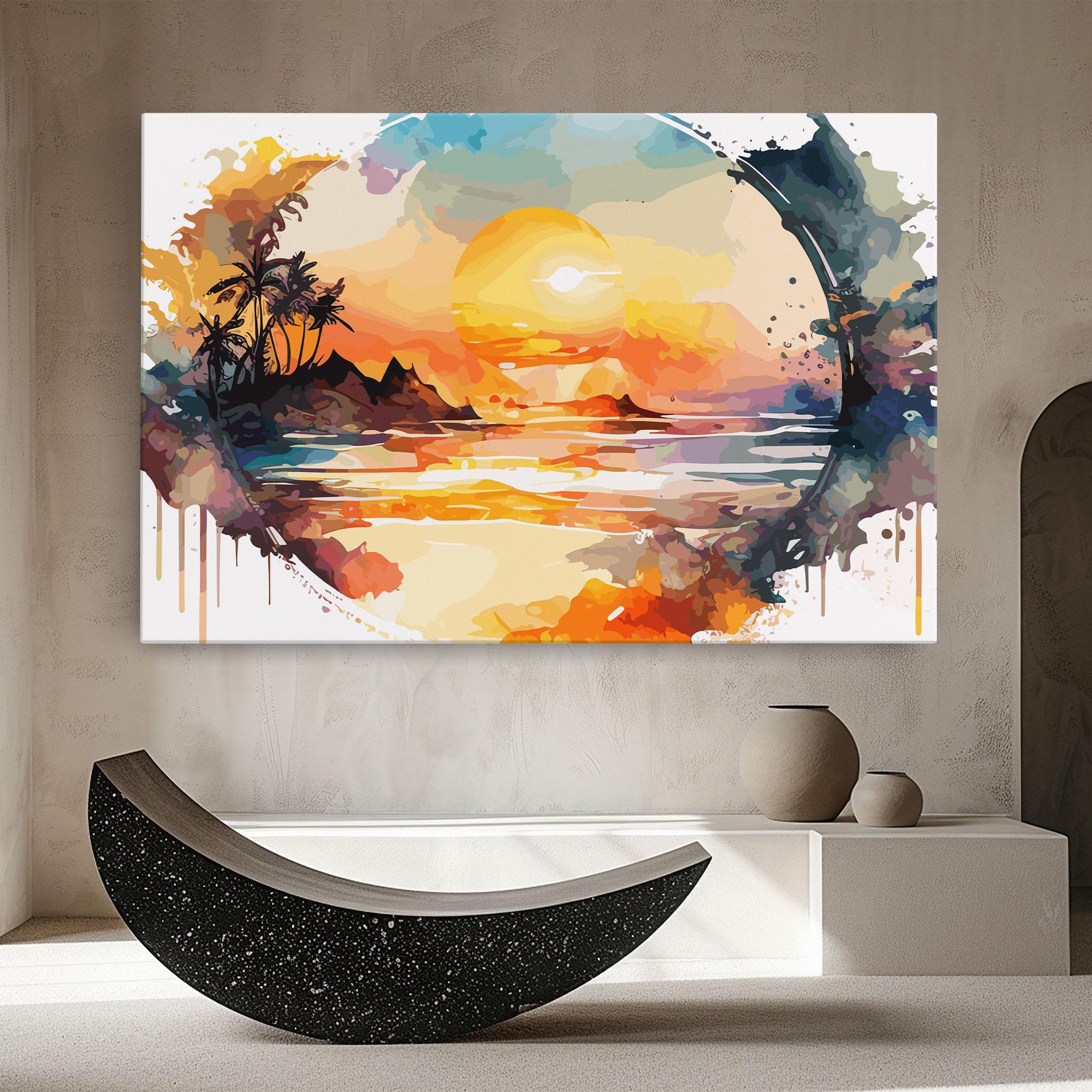 Vászonkép Sunrise Art mockup 8