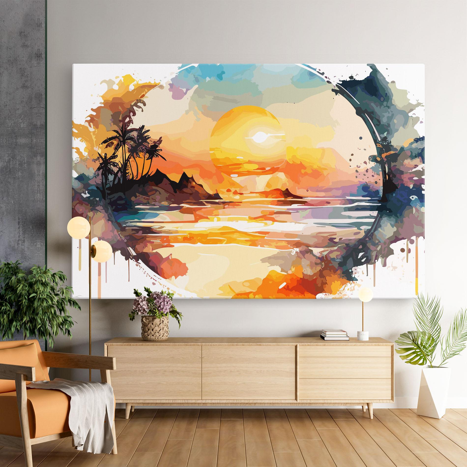 Vászonkép Sunrise Art mockup 9