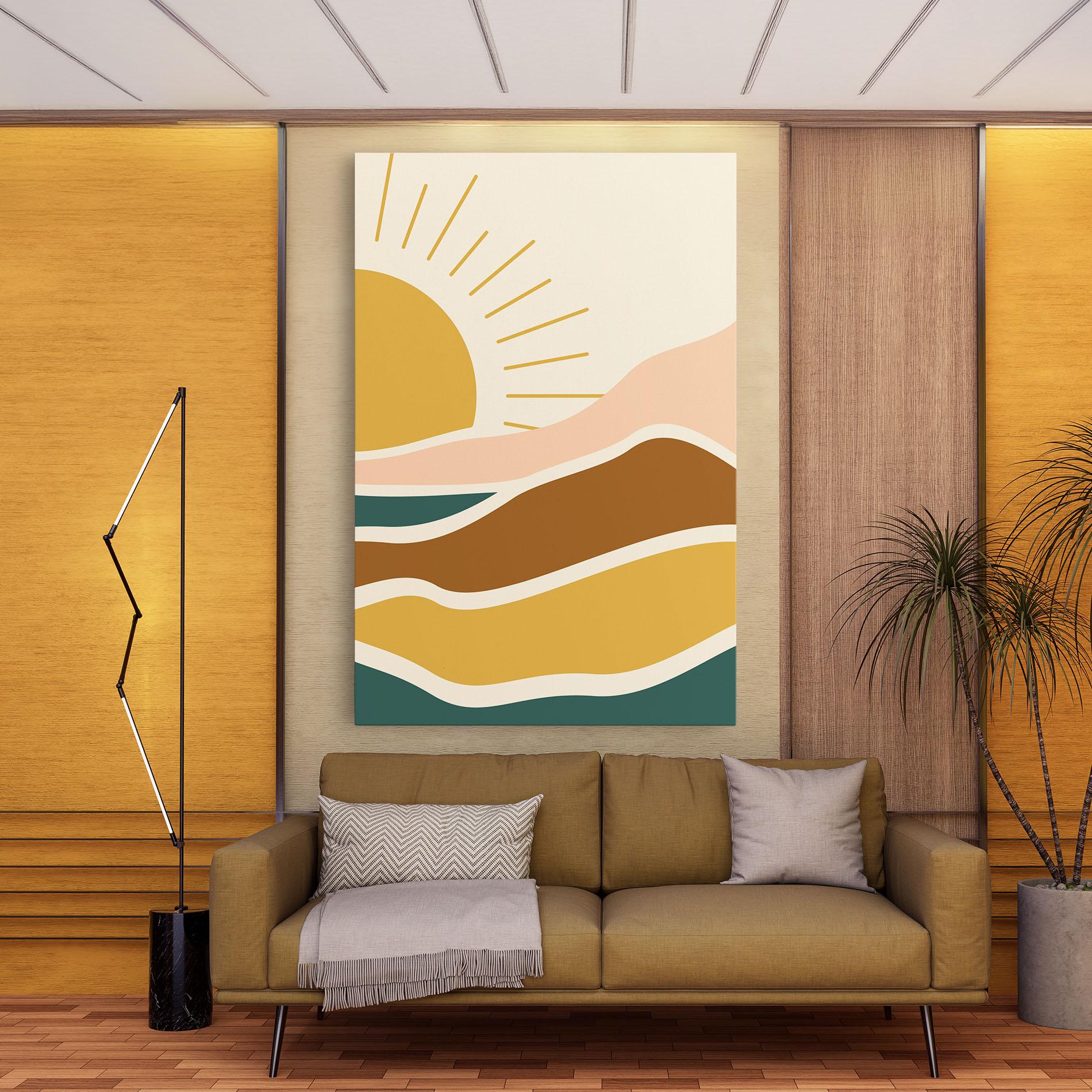 Vászonkép Sunset Connection 02 mockup 9