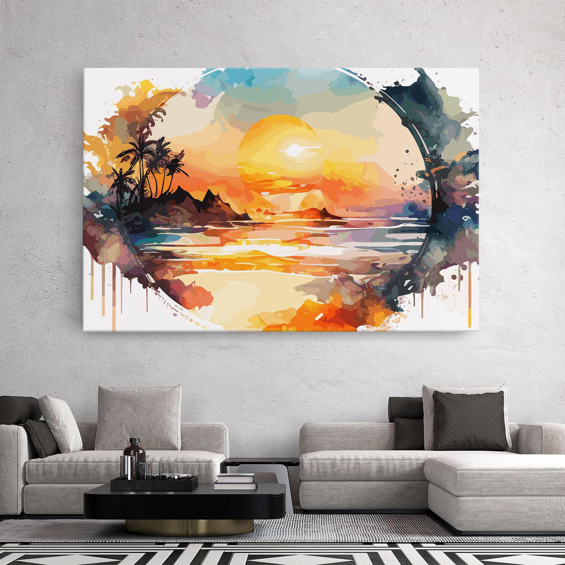 Vászonkép Sunrise Art mockup 2