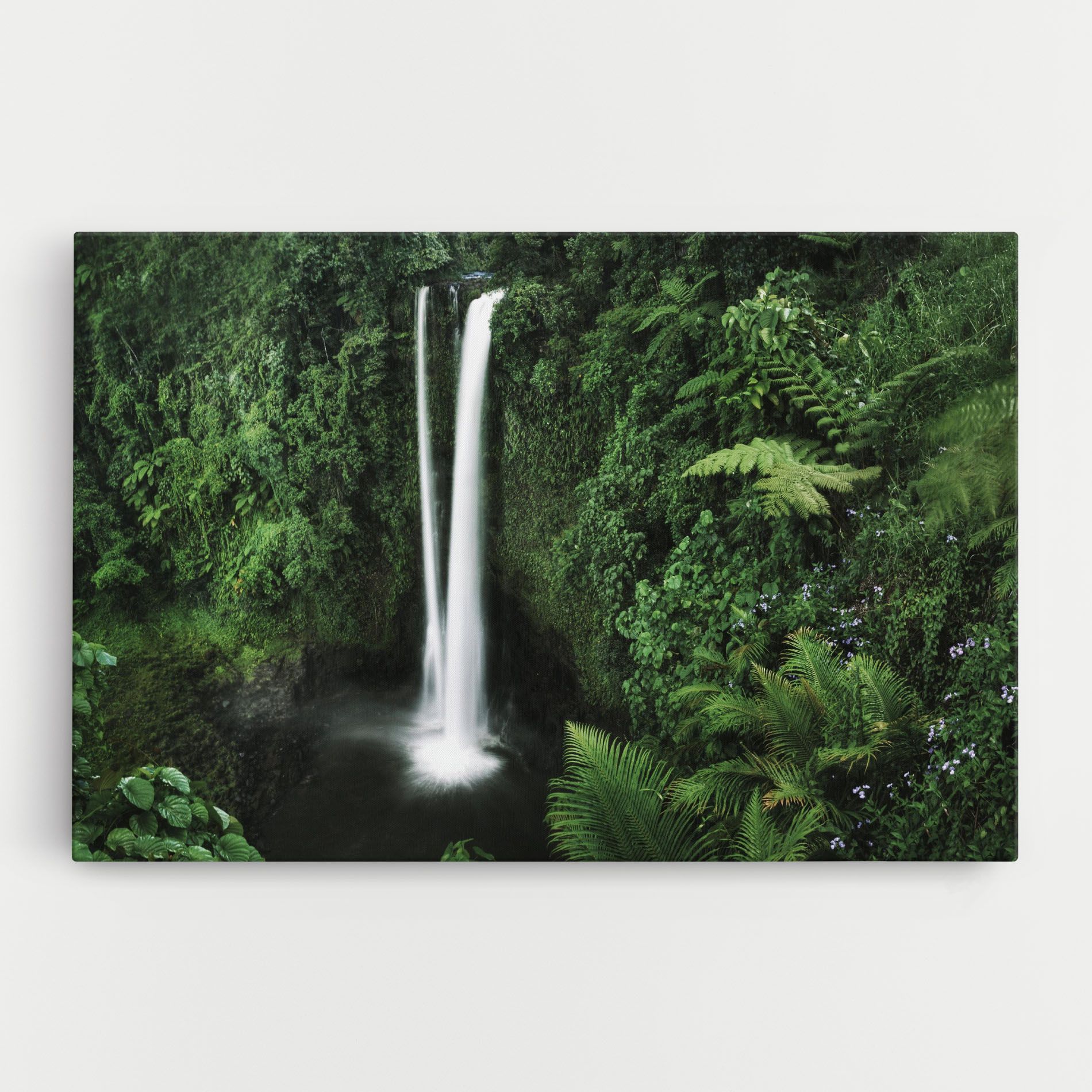 Green Nature Waterfall mockup 0