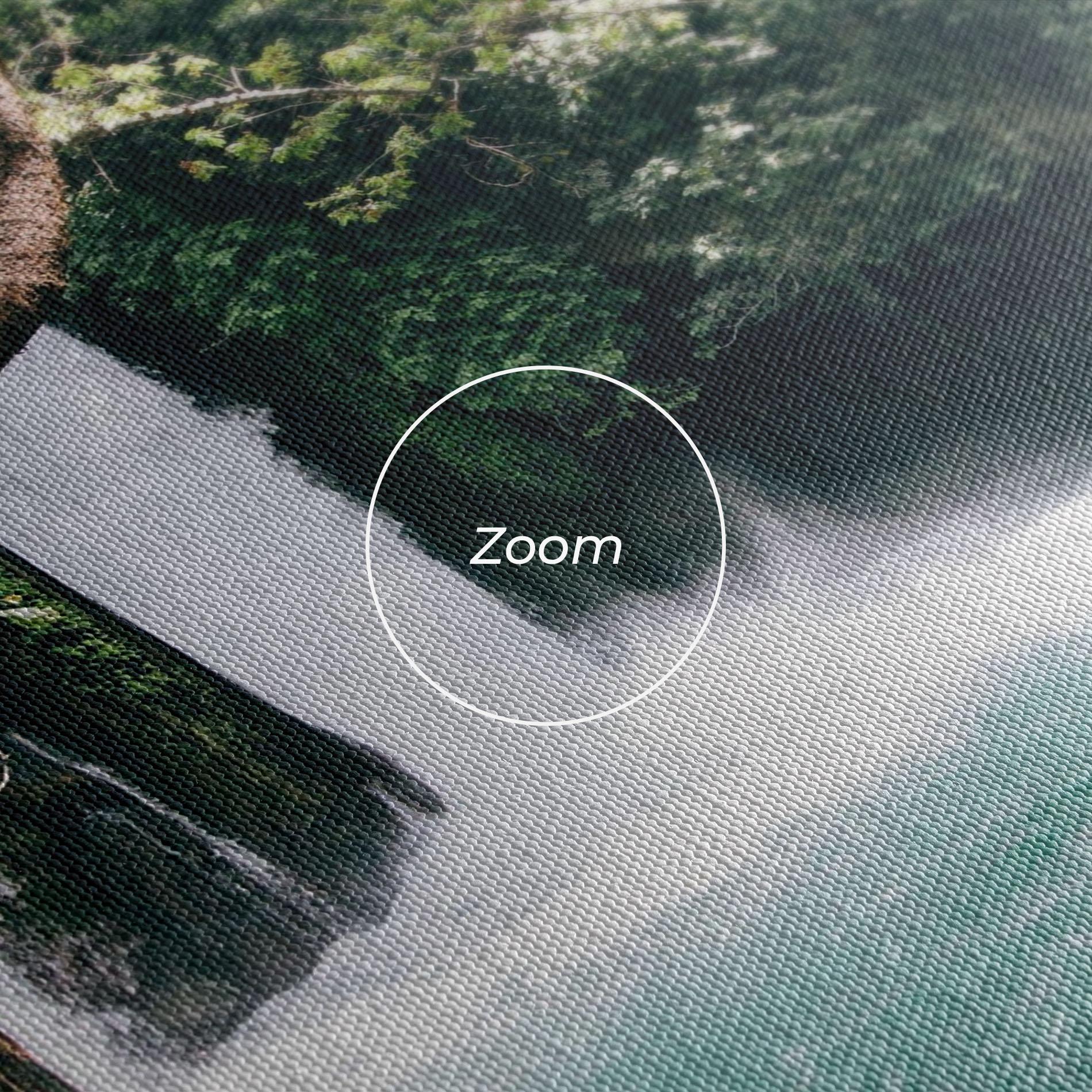Vászonkép Beautiful Blue Waterfall mockup 3