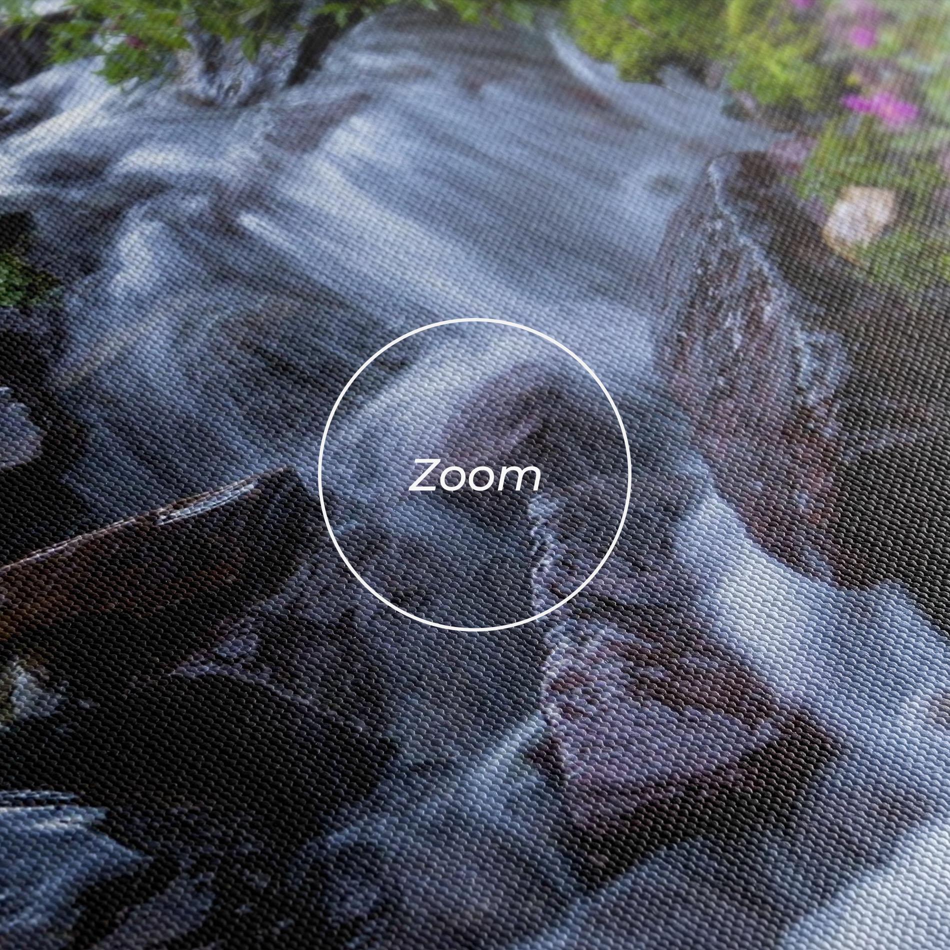 Vászonkép Water Falling Field mockup 3